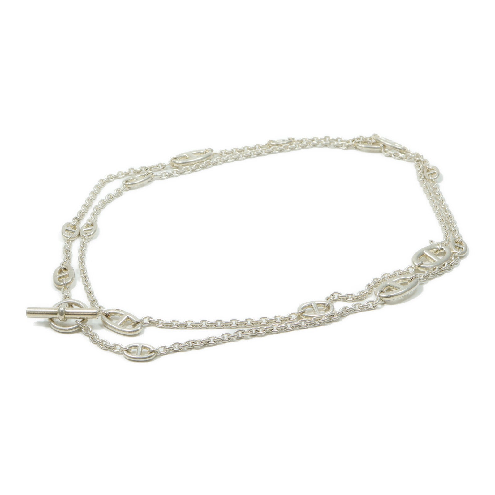 HERMES 925純銀Farandole Long Necklace 120cm項鍊