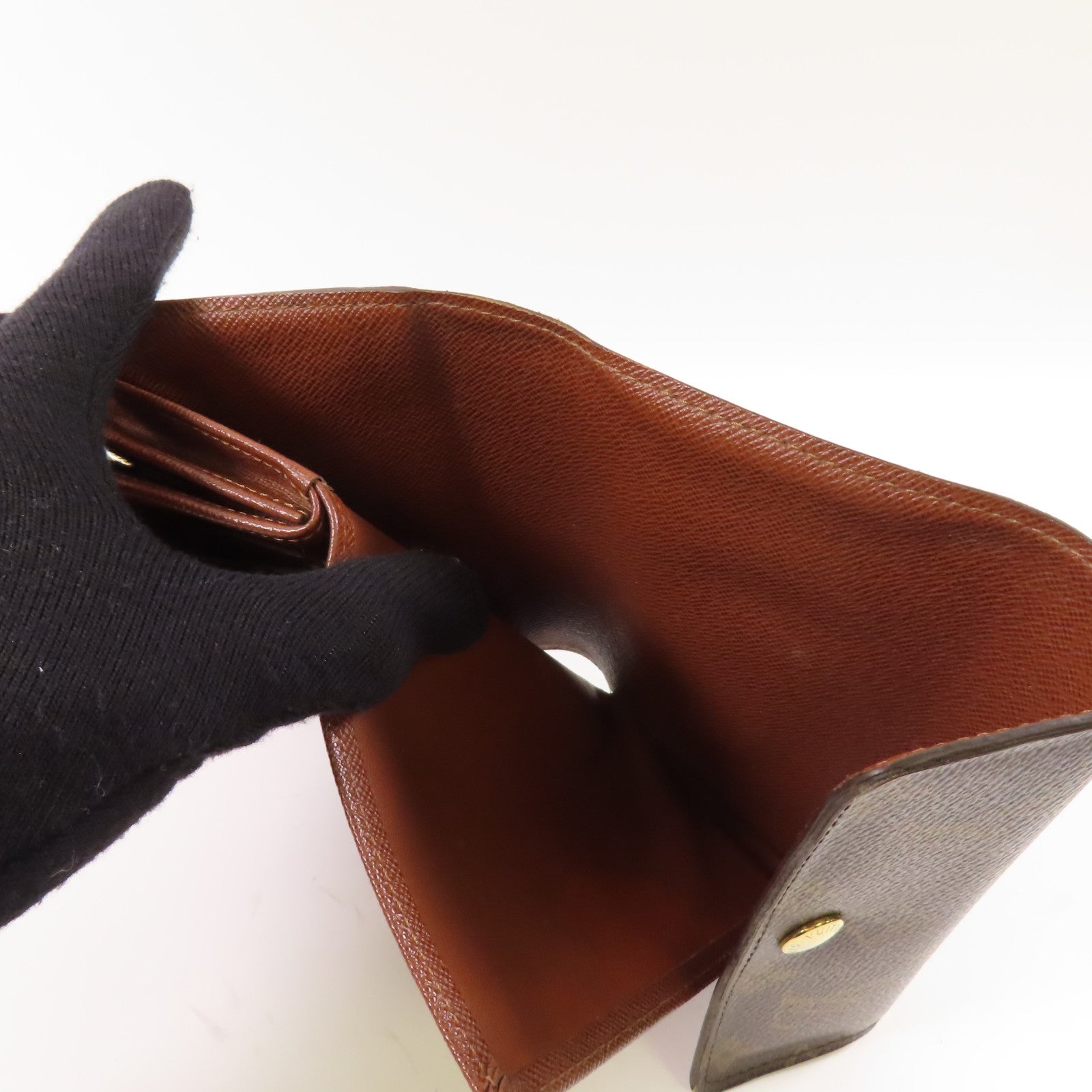 LOUIS VUITTON Monogram Alexandra金扣錢包