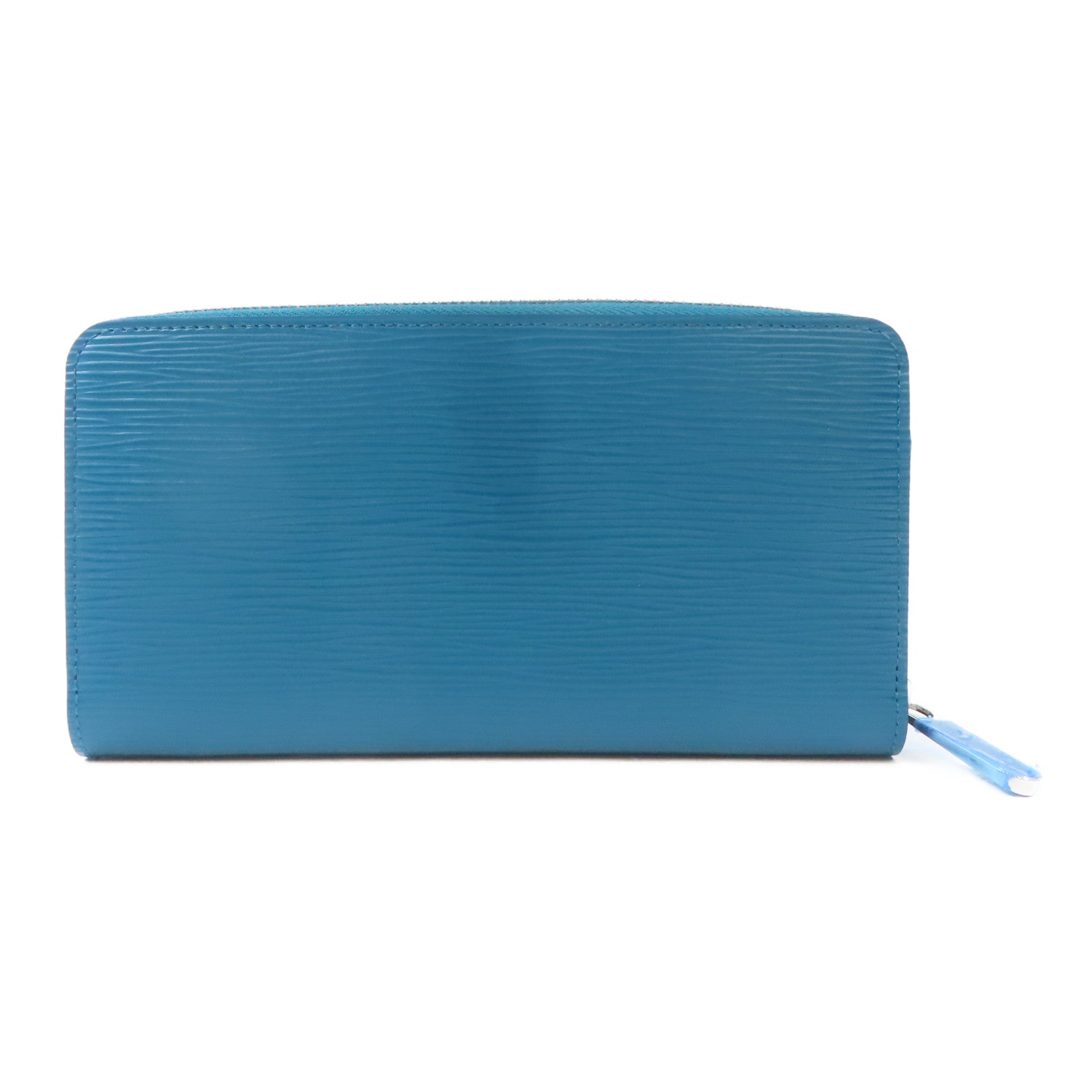 LOUIS VUITTON Epi Long Round Wallet銀扣長錢包綠松石色