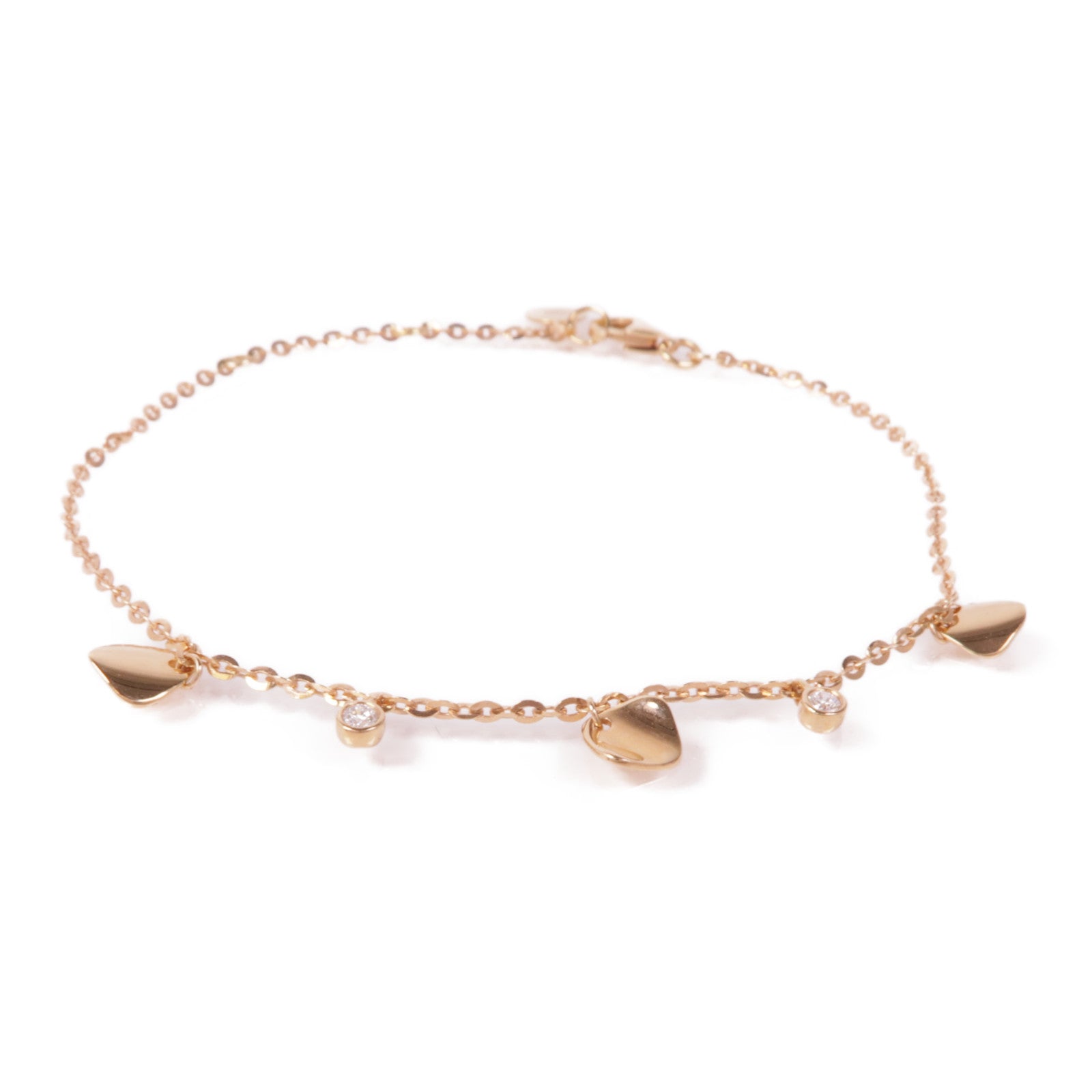 JEWELRY 18K玫瑰金Diamond Bracelet鑽石手鏈
