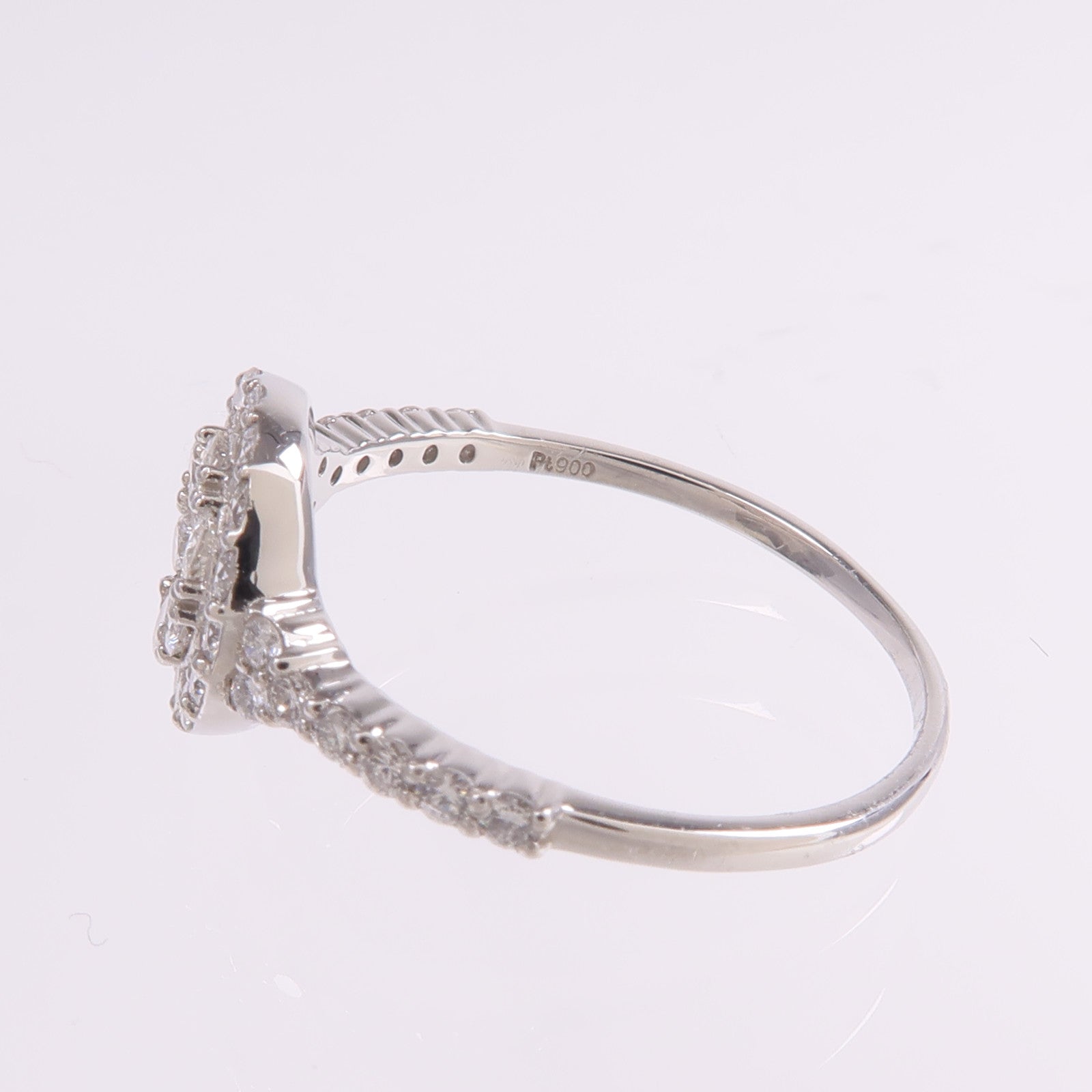 JEWELRY PT900鉑金Diamond Ring鑽石戒指US#6.25