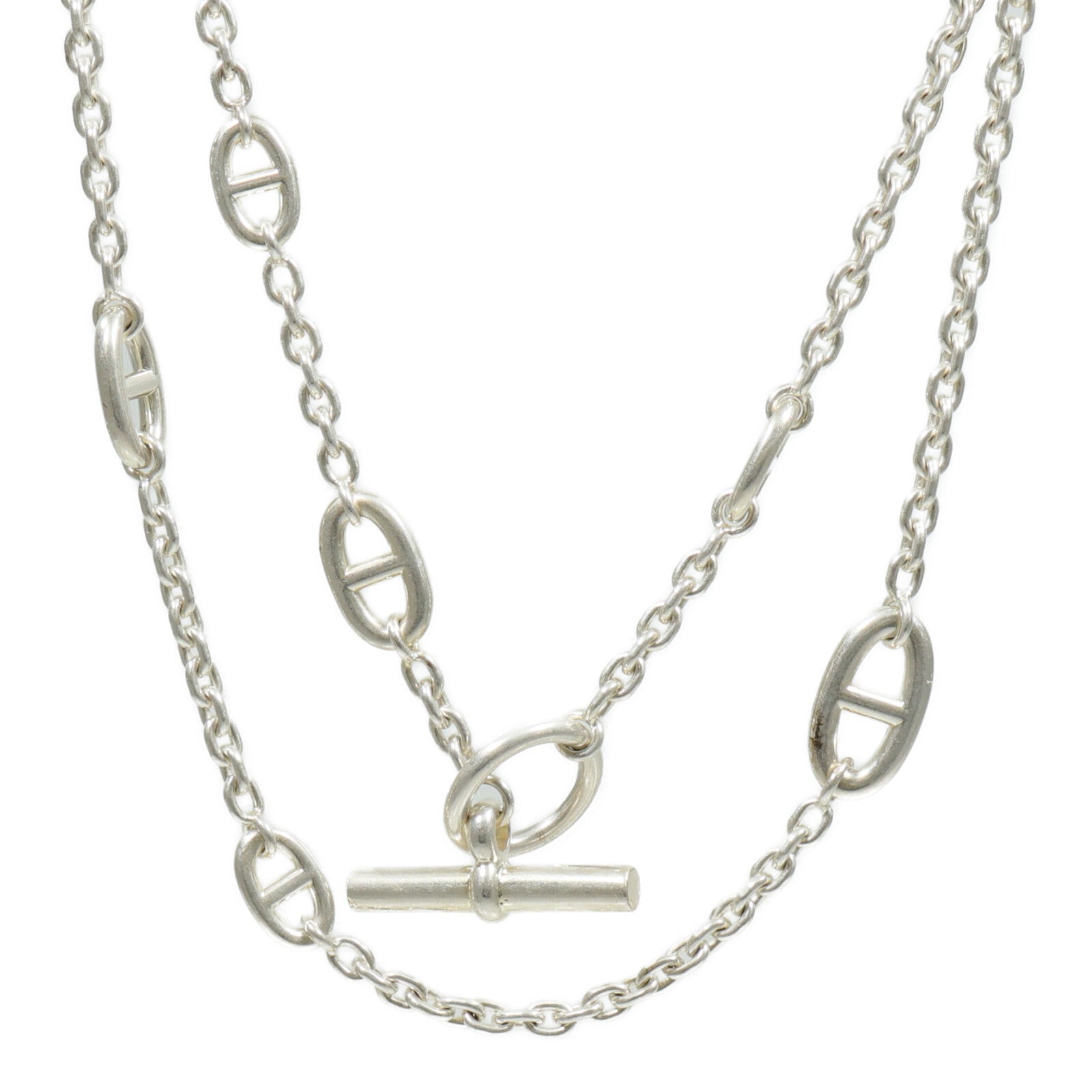 HERMES 925純銀Farandole Long Necklace 120cm項鍊