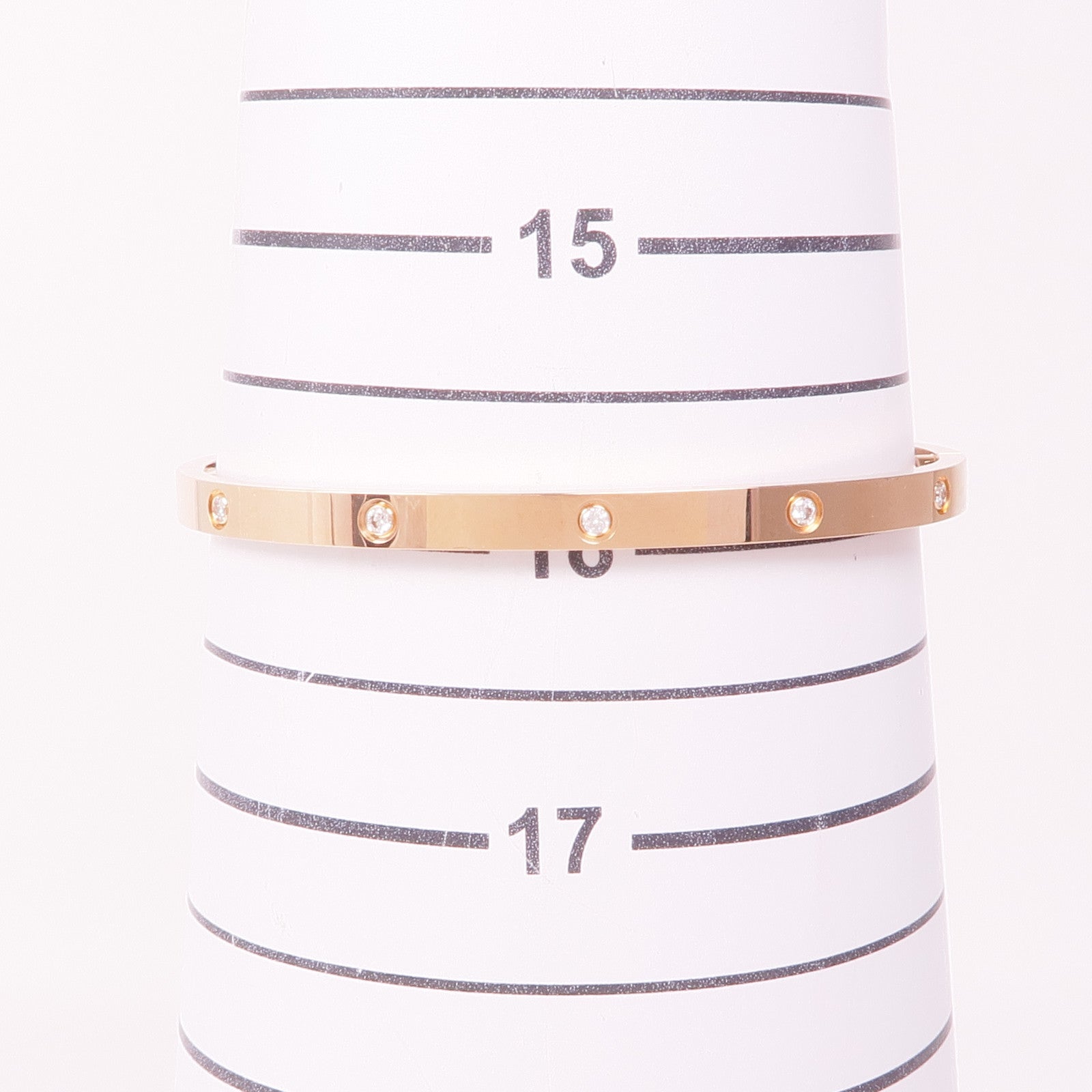 CARTIER 18K玫瑰金Love Bracelet SM手鐲Cartier#17
