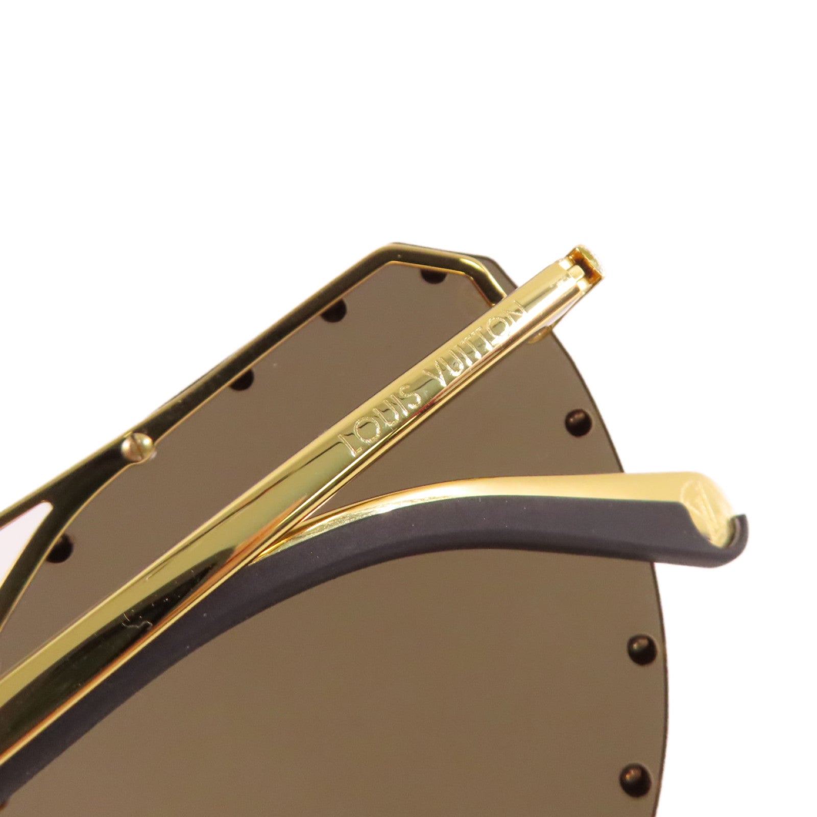 LOUIS VUITTON 金屬/PVC The Party Sunglasses太陽眼鏡金色