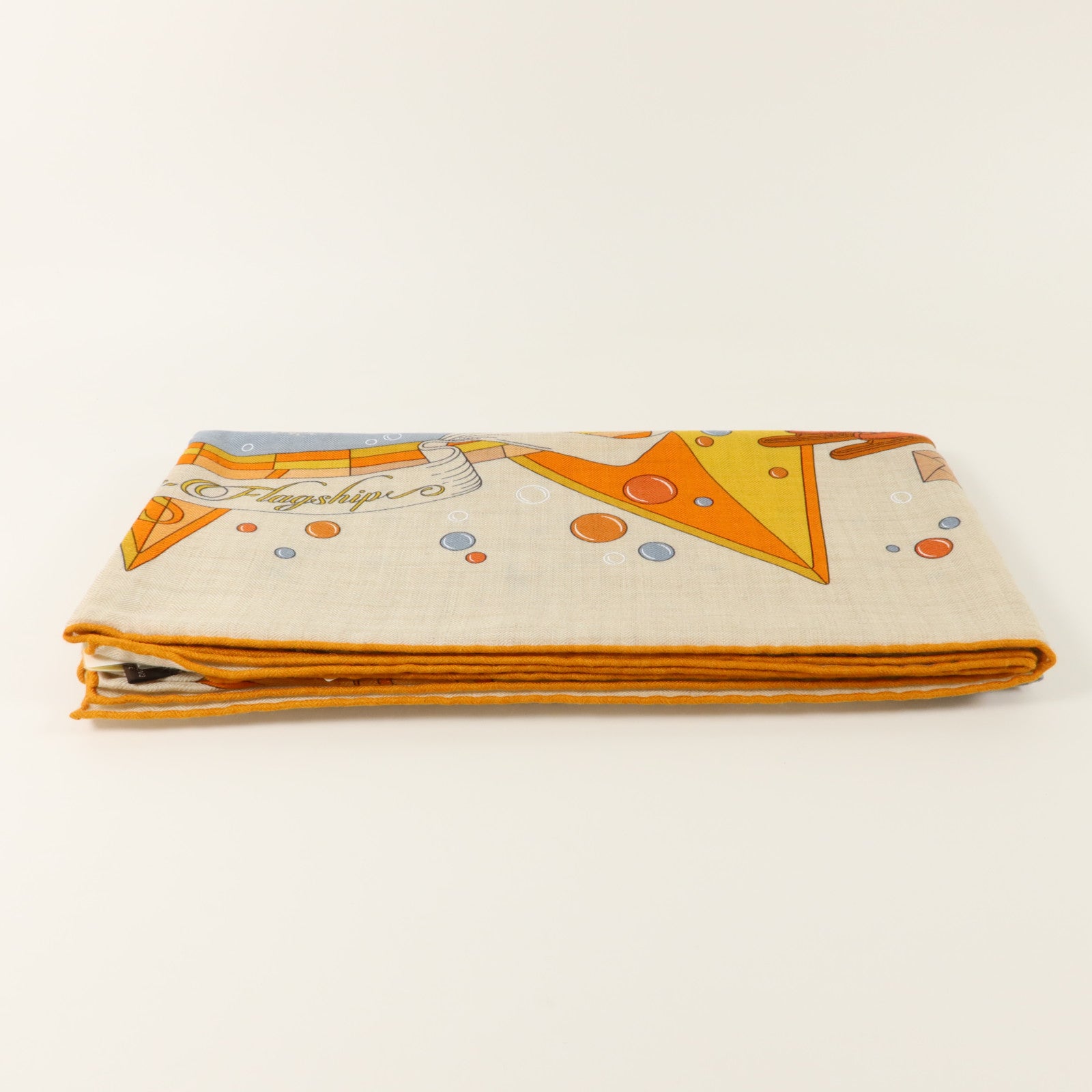 HERMES 羊絨/絲質Scarf 140X140絲巾