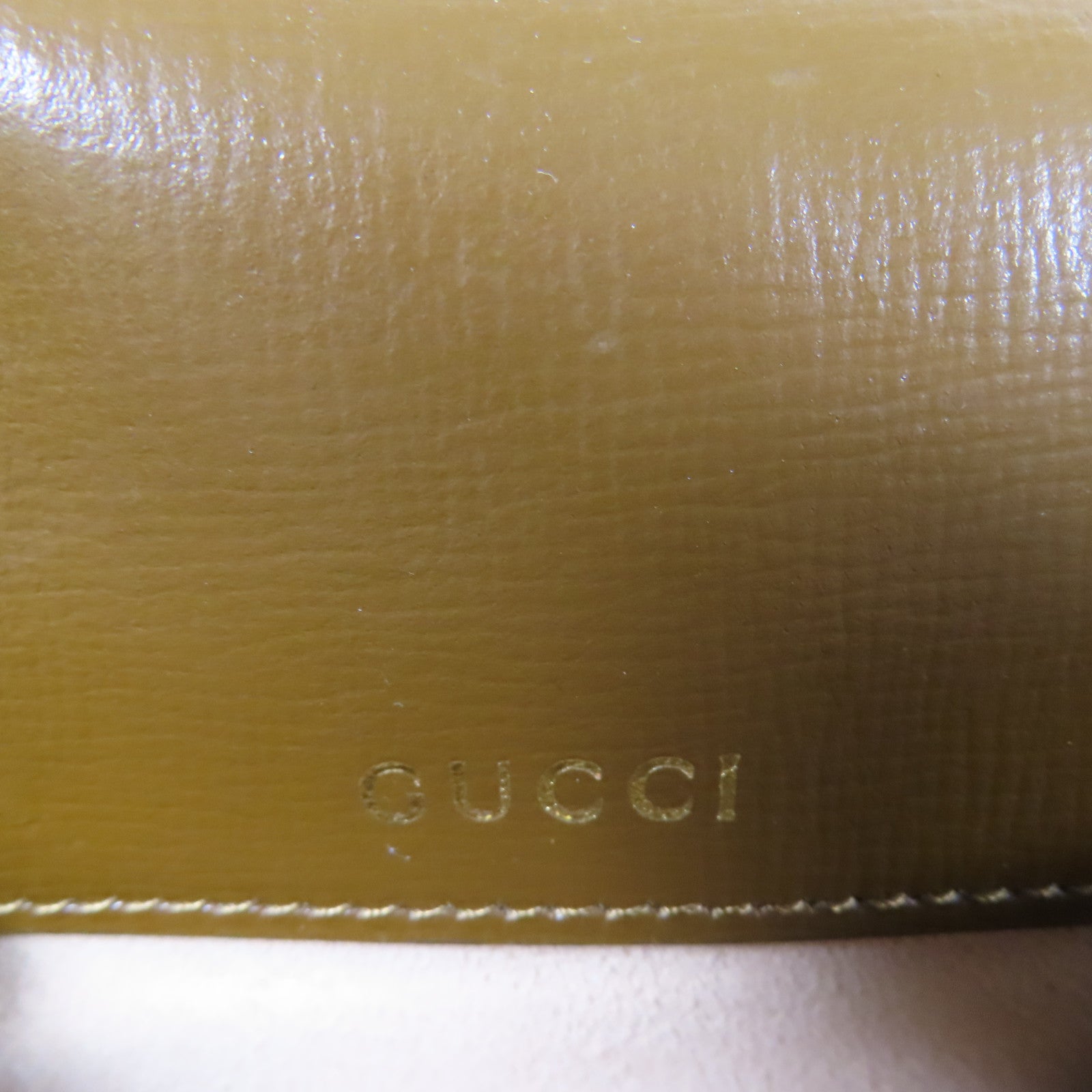 GUCCI 皮革Horsebit 1955 MM金扣肩背袋