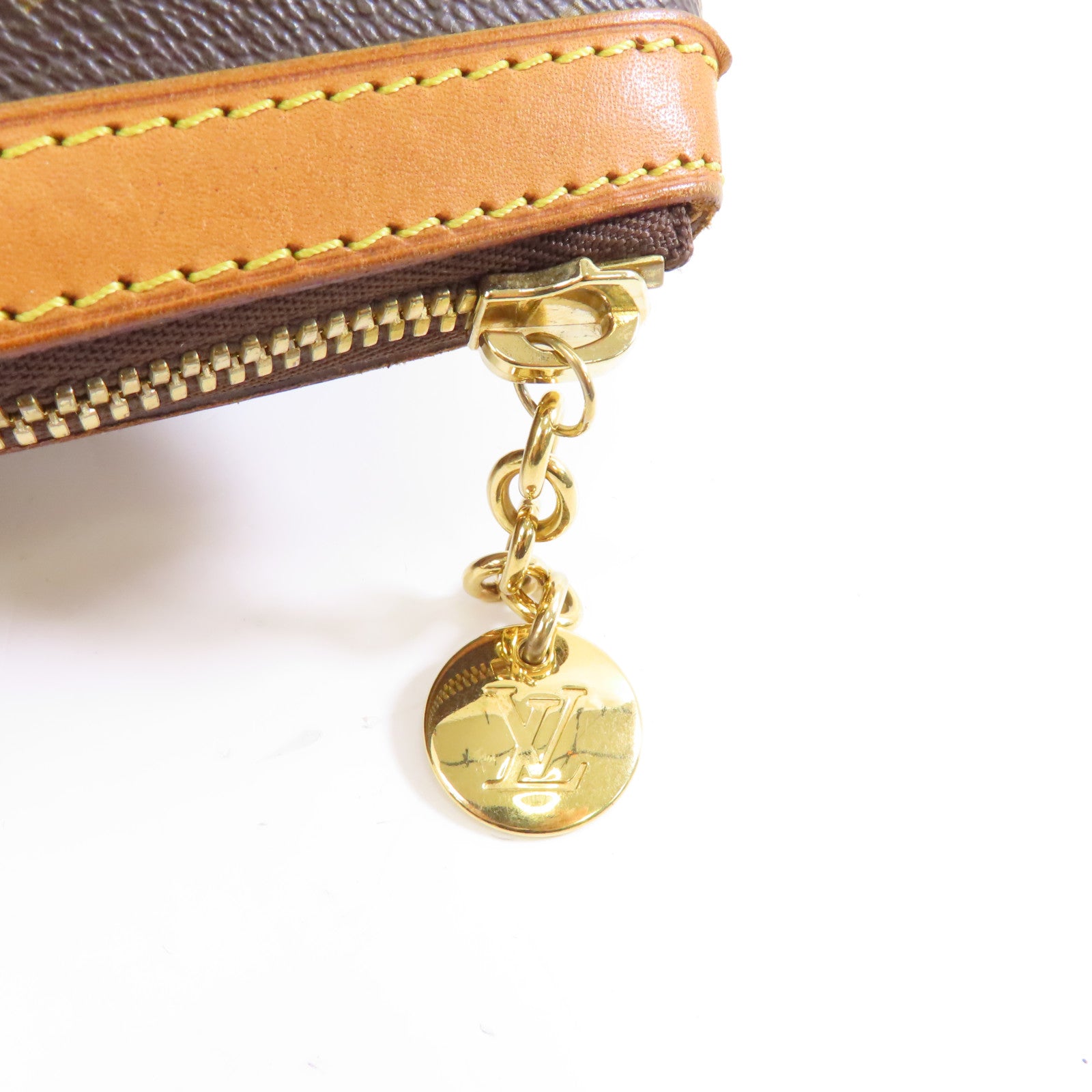 LOUIS VUITTON Monogram Tivoli GM金扣手挽袋啡色