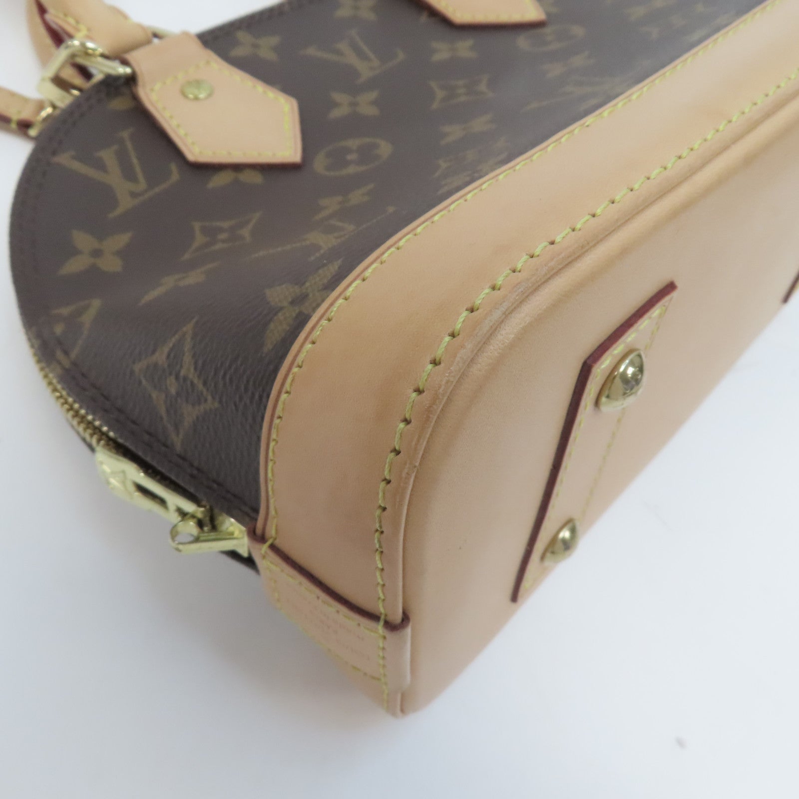 LOUIS VUITTON Monogram Alma BB手挽肩背兩用袋啡色