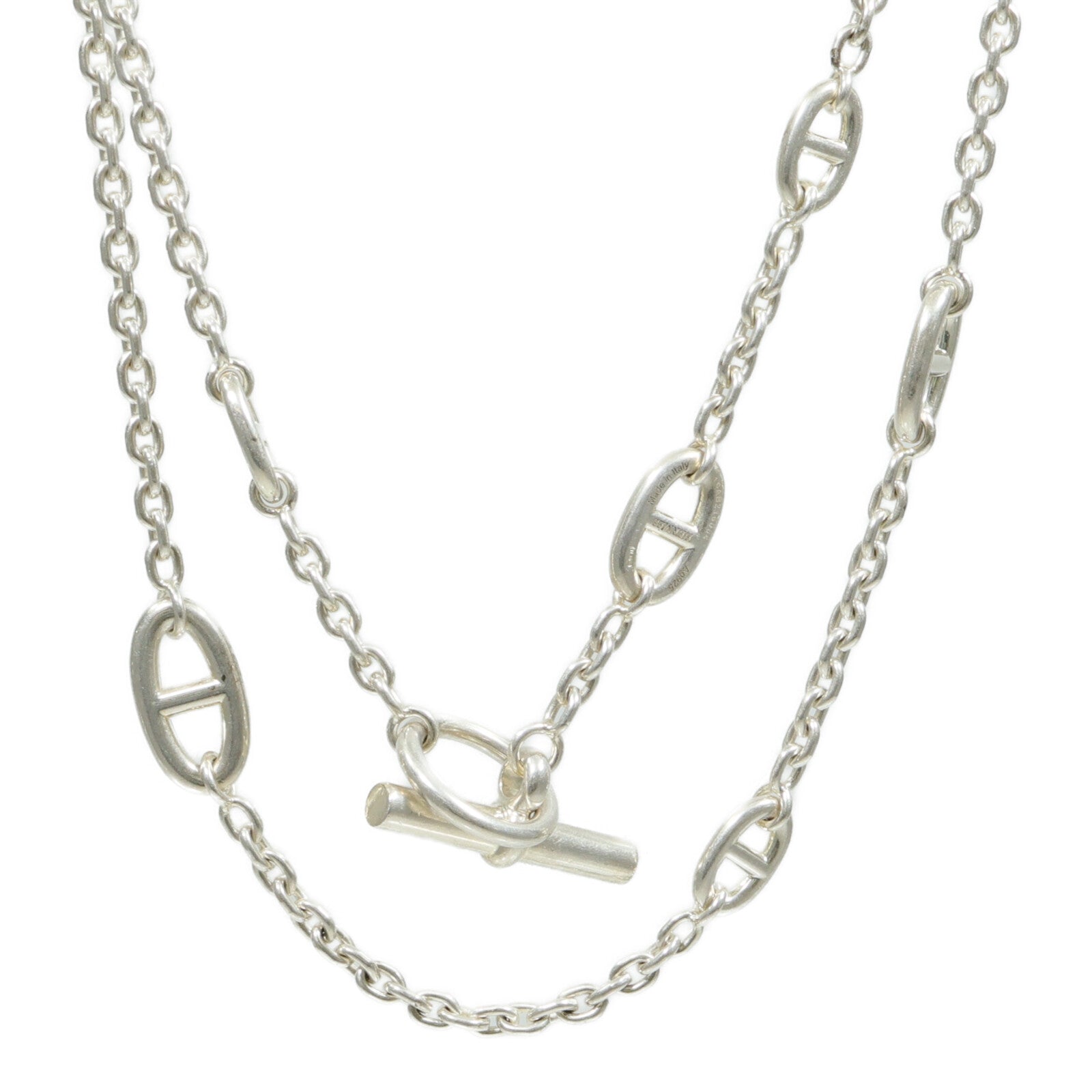 HERMES 925純銀Farandole Long Necklace 120cm項鍊