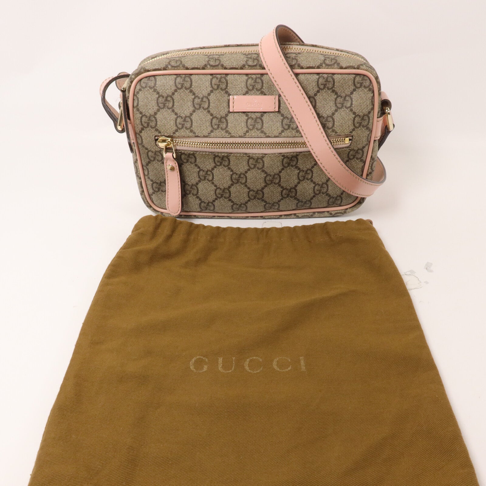 GUCCI 塗層帆布Shoulder Bag肩背袋