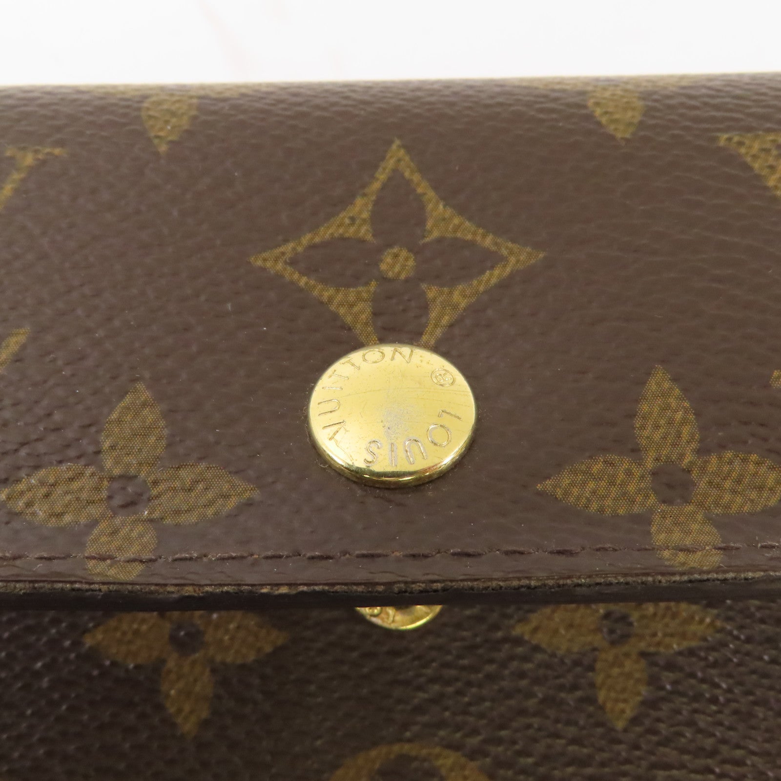 LOUIS VUITTON Monogram Alexandra金扣錢包