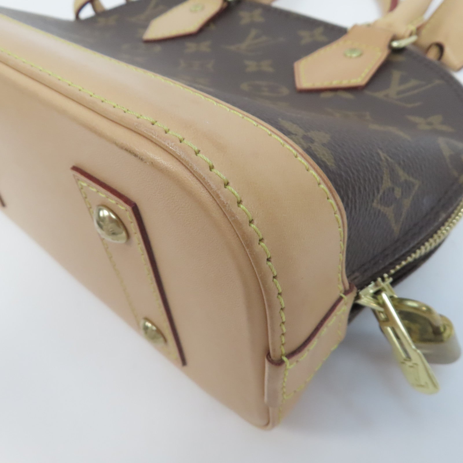 LOUIS VUITTON Monogram Alma BB手挽肩背兩用袋啡色