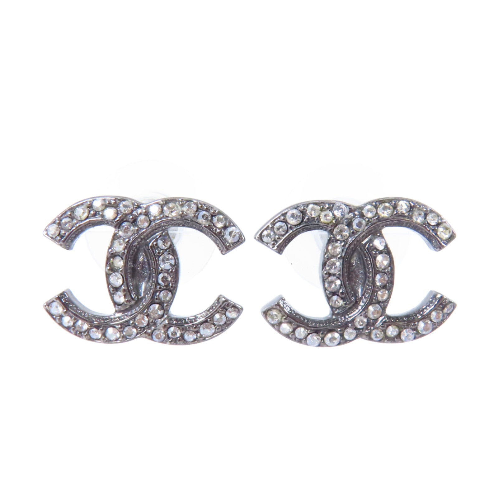 CHANEL 金屬Earrings耳環銀色