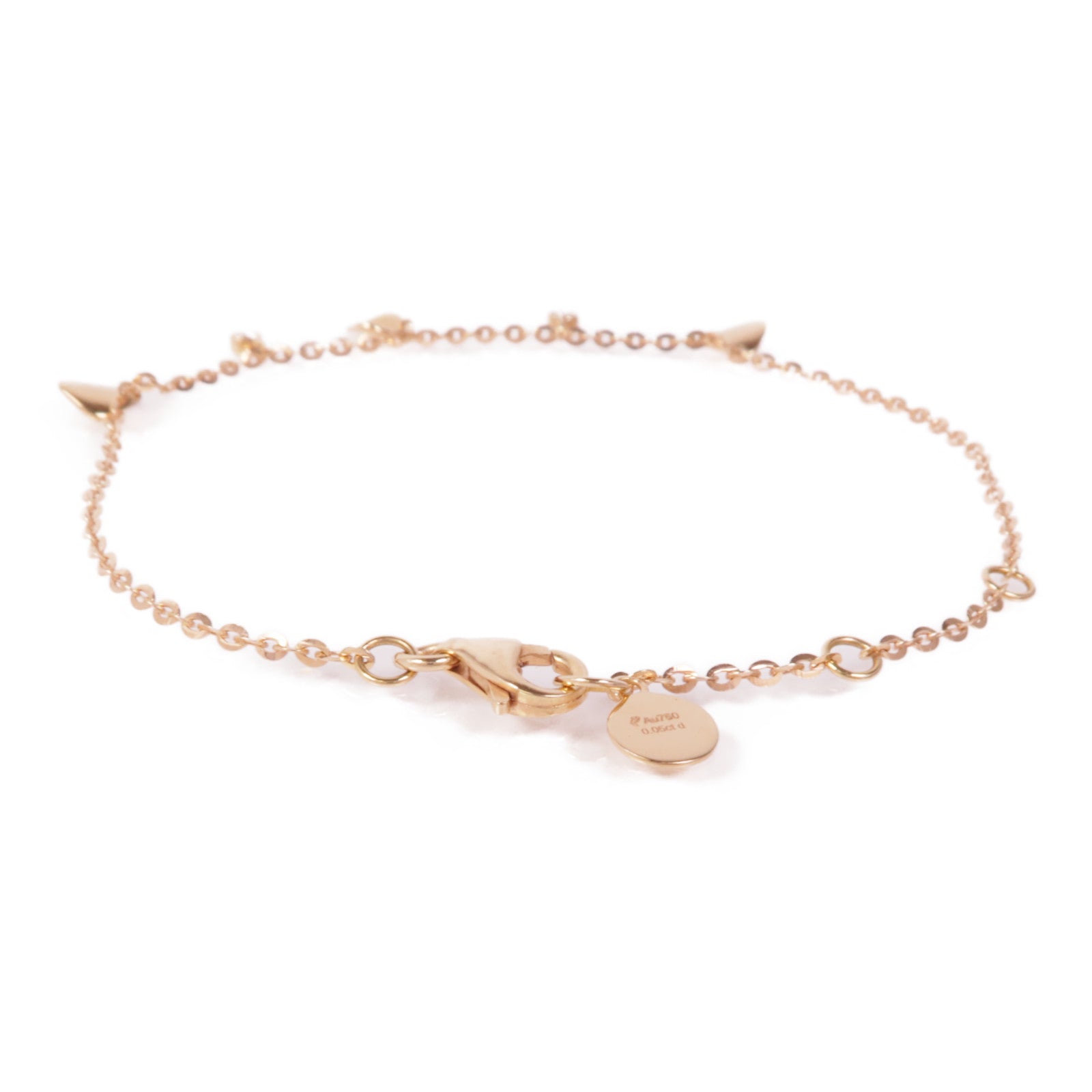 JEWELRY 18K玫瑰金Diamond Bracelet鑽石手鏈