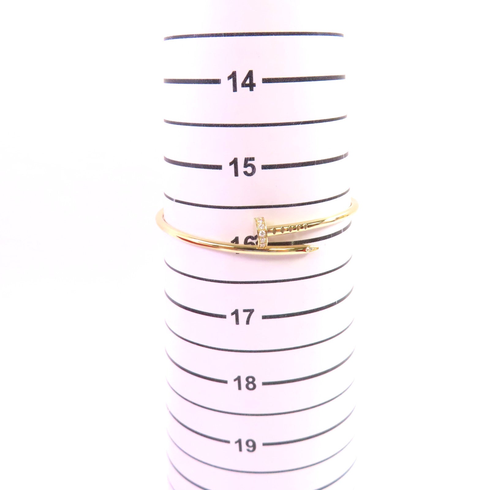 CARTIER 18K黃金Juste Un Clou Bracelet Diamond手鏈