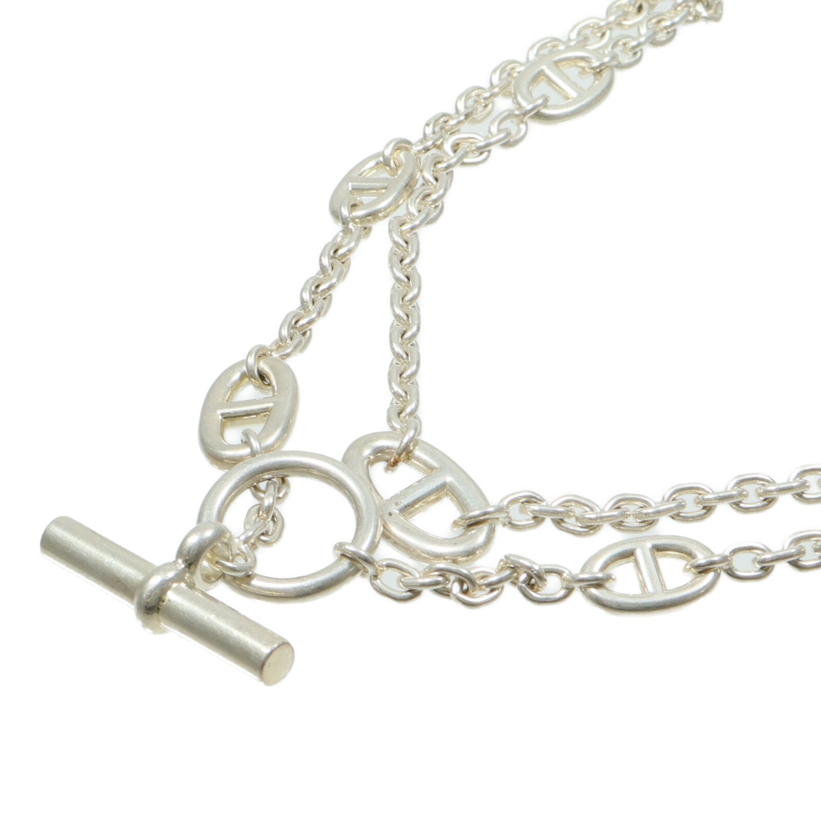 HERMES 925純銀Farandole Long Necklace 120cm項鍊