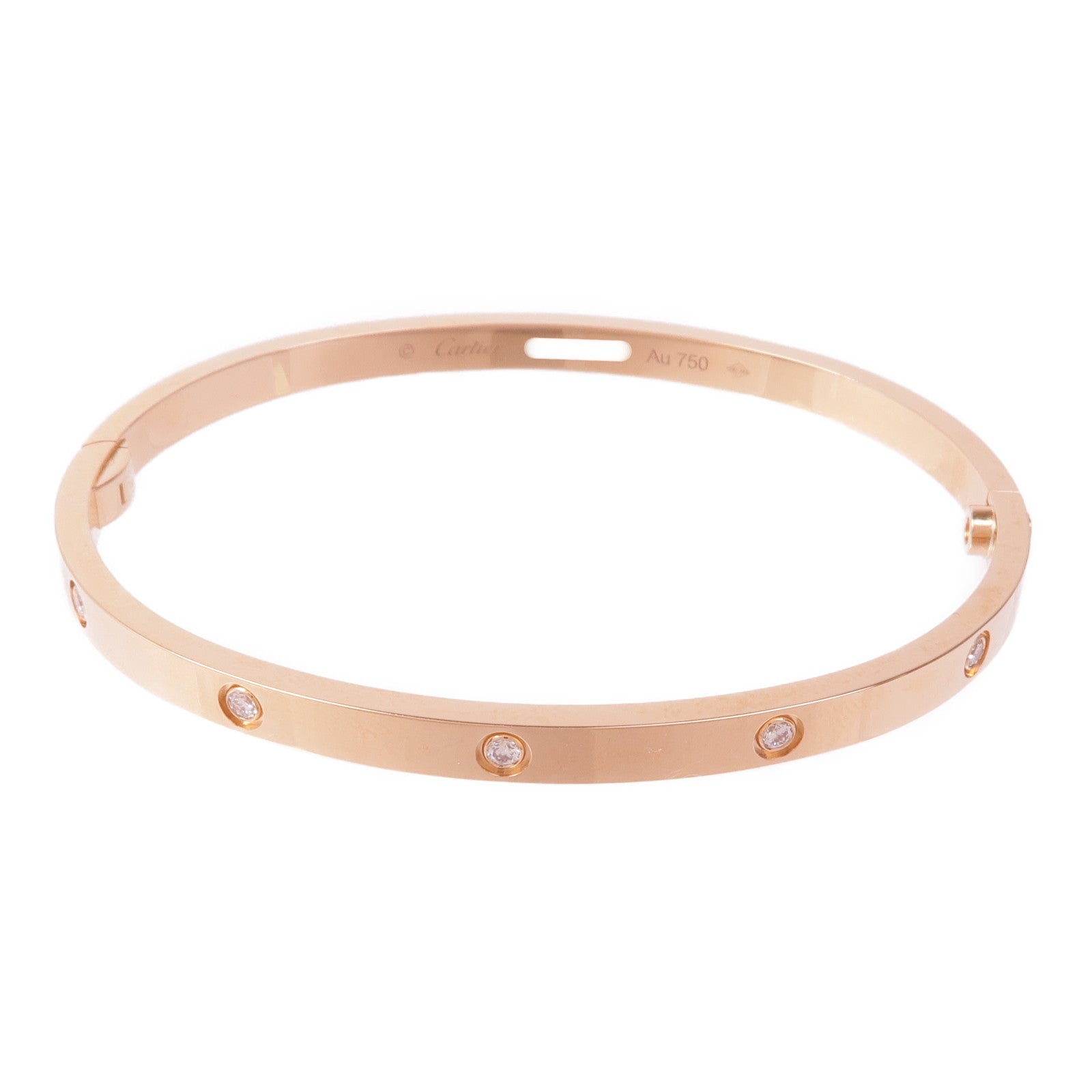 CARTIER 18K玫瑰金Love Bracelet SM手鐲Cartier#17