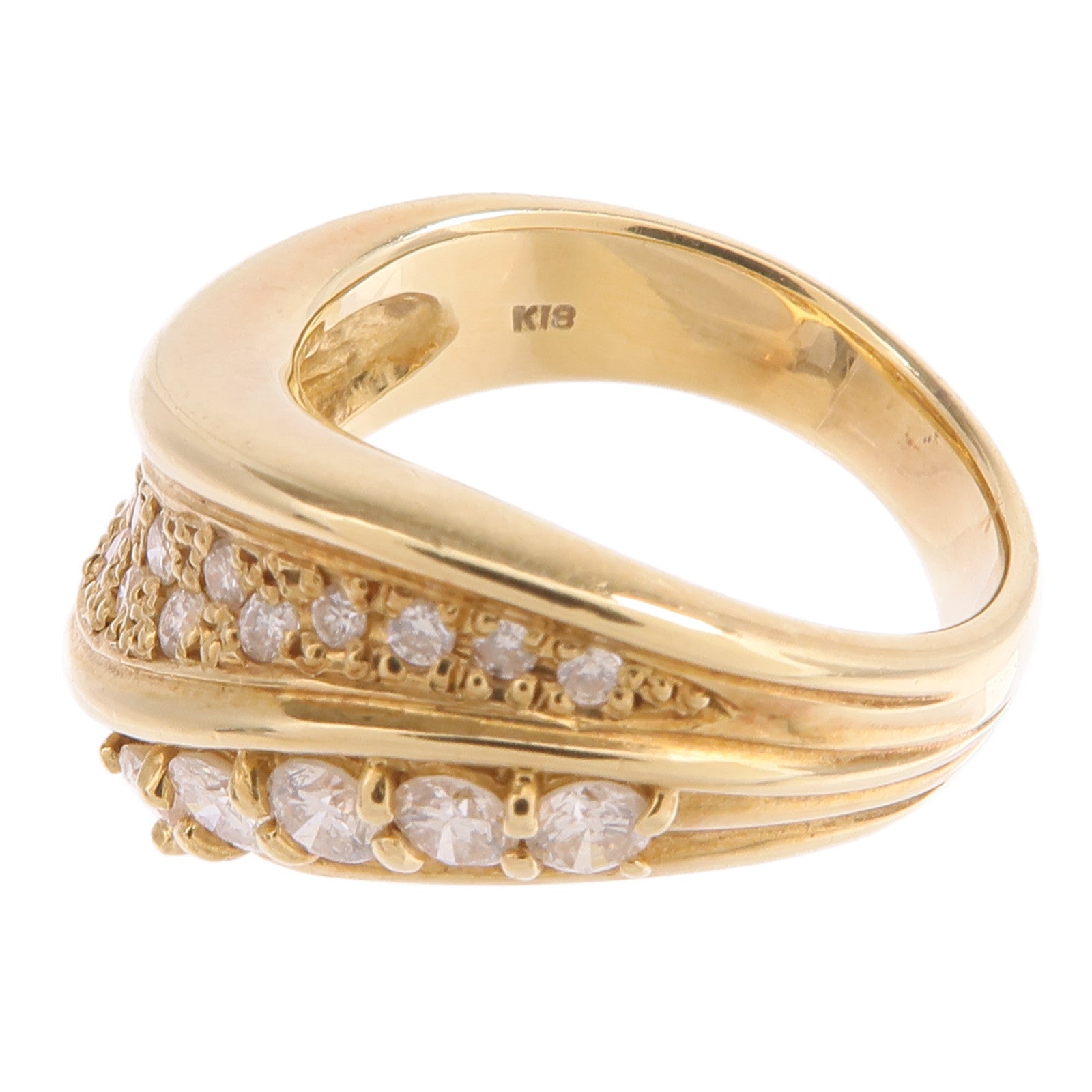 JEWELRY 18K黃金Diamond Ring鑽石戒指US#6