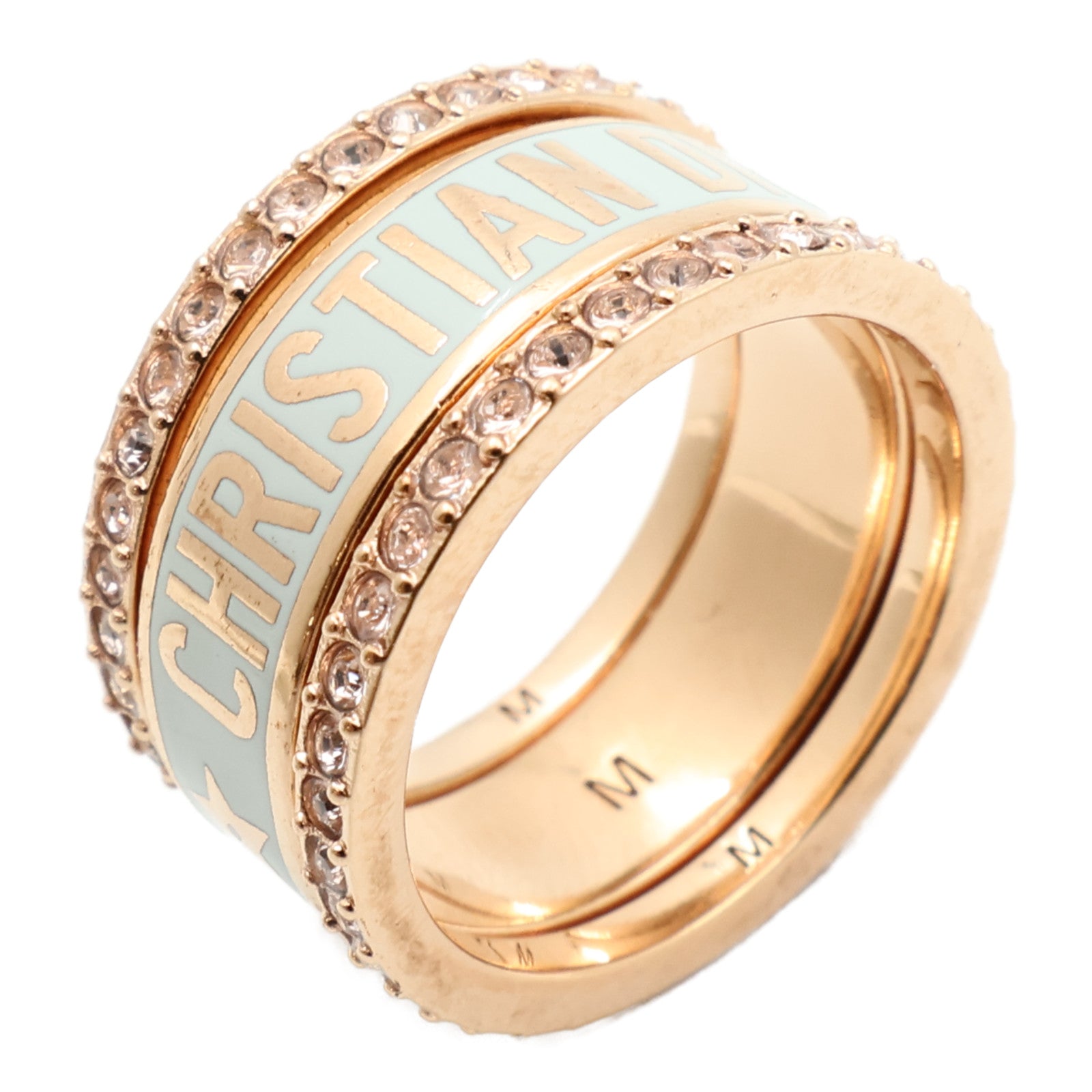 Dior 金屬Triple Ring戒指US#5.75