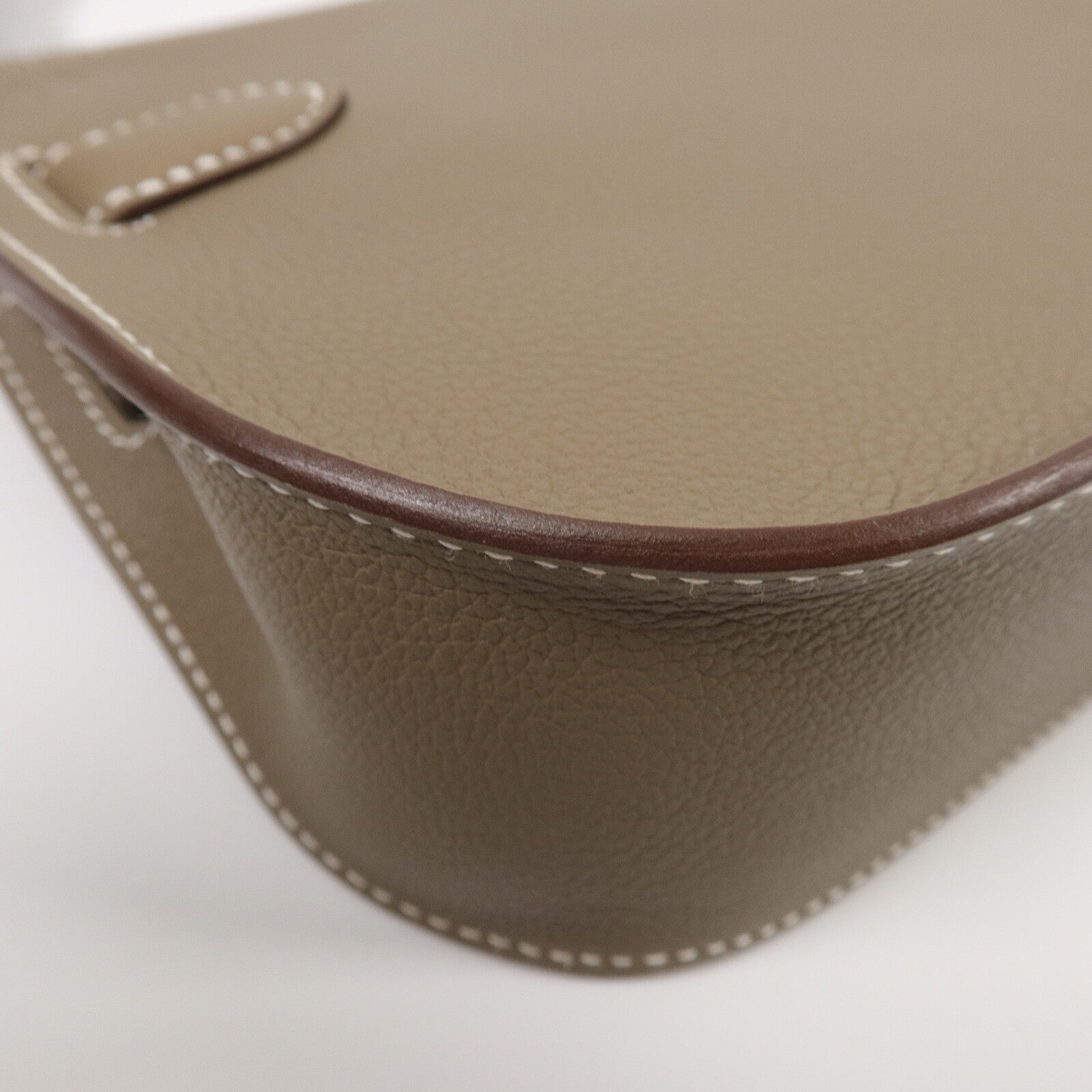 HERMES Evercolor皮革Jypsiere Mini肩背袋Etoupe