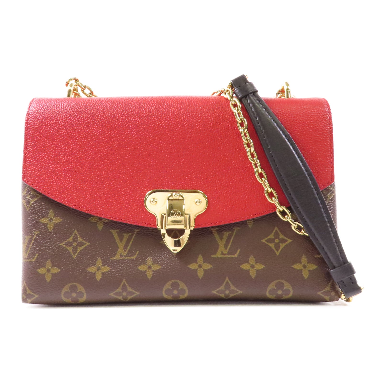 LOUIS VUITTON Monogram Saint Placide金扣肩背袋