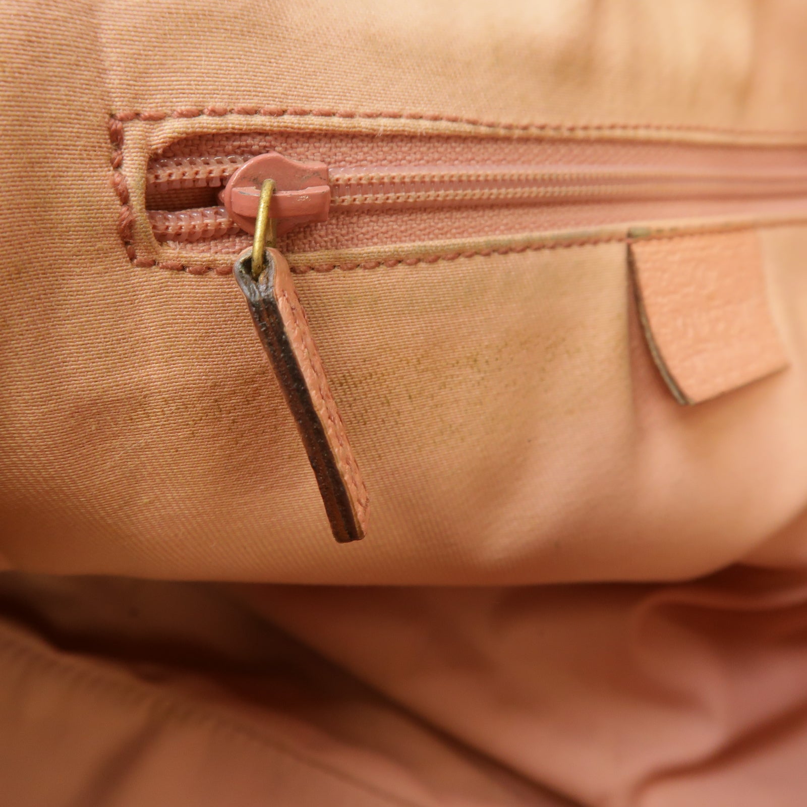 GUCCI 【激減優惠】帆布Shoulder Bag金扣肩背袋啡色/粉紅色