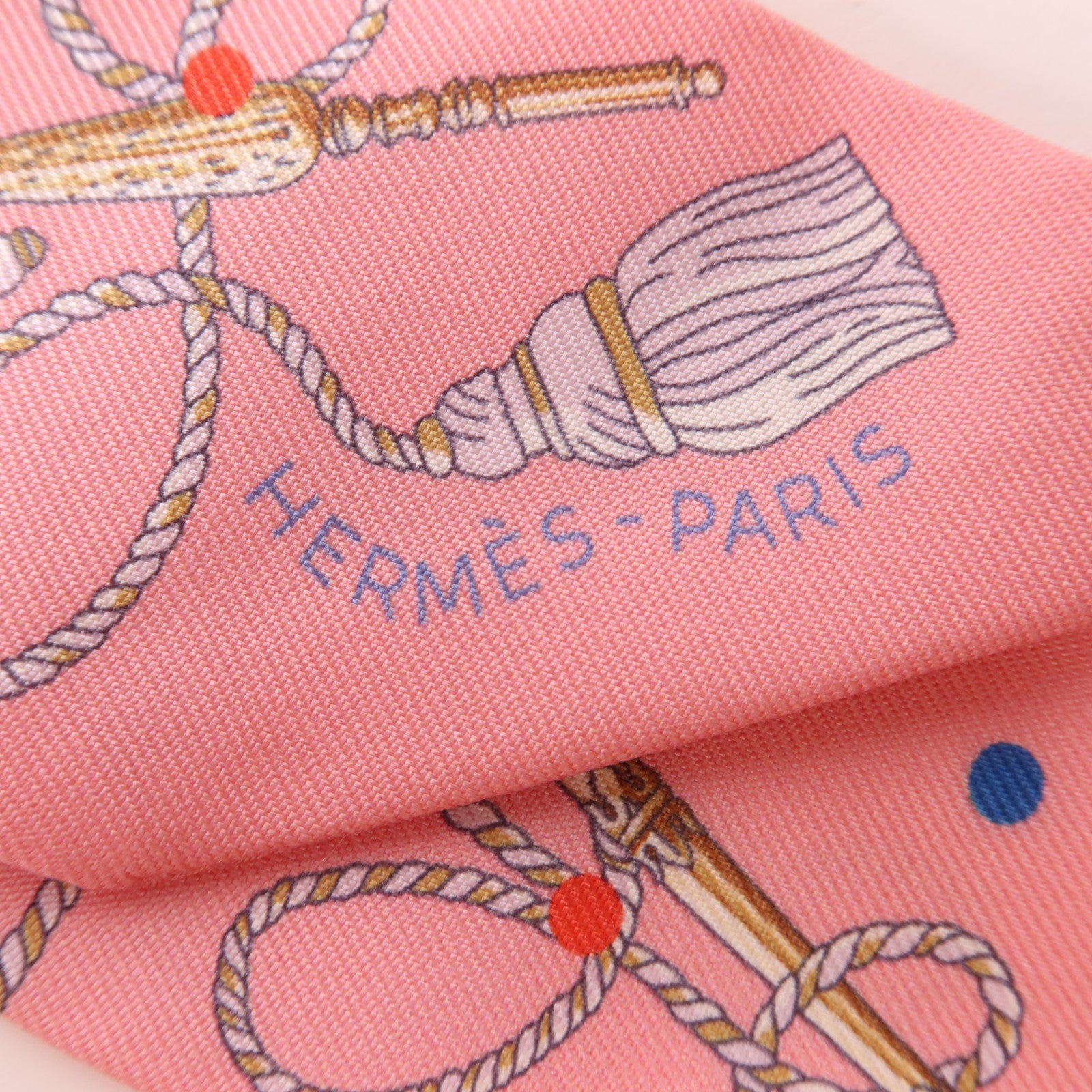 HERMES 絲質Twilly絲巾