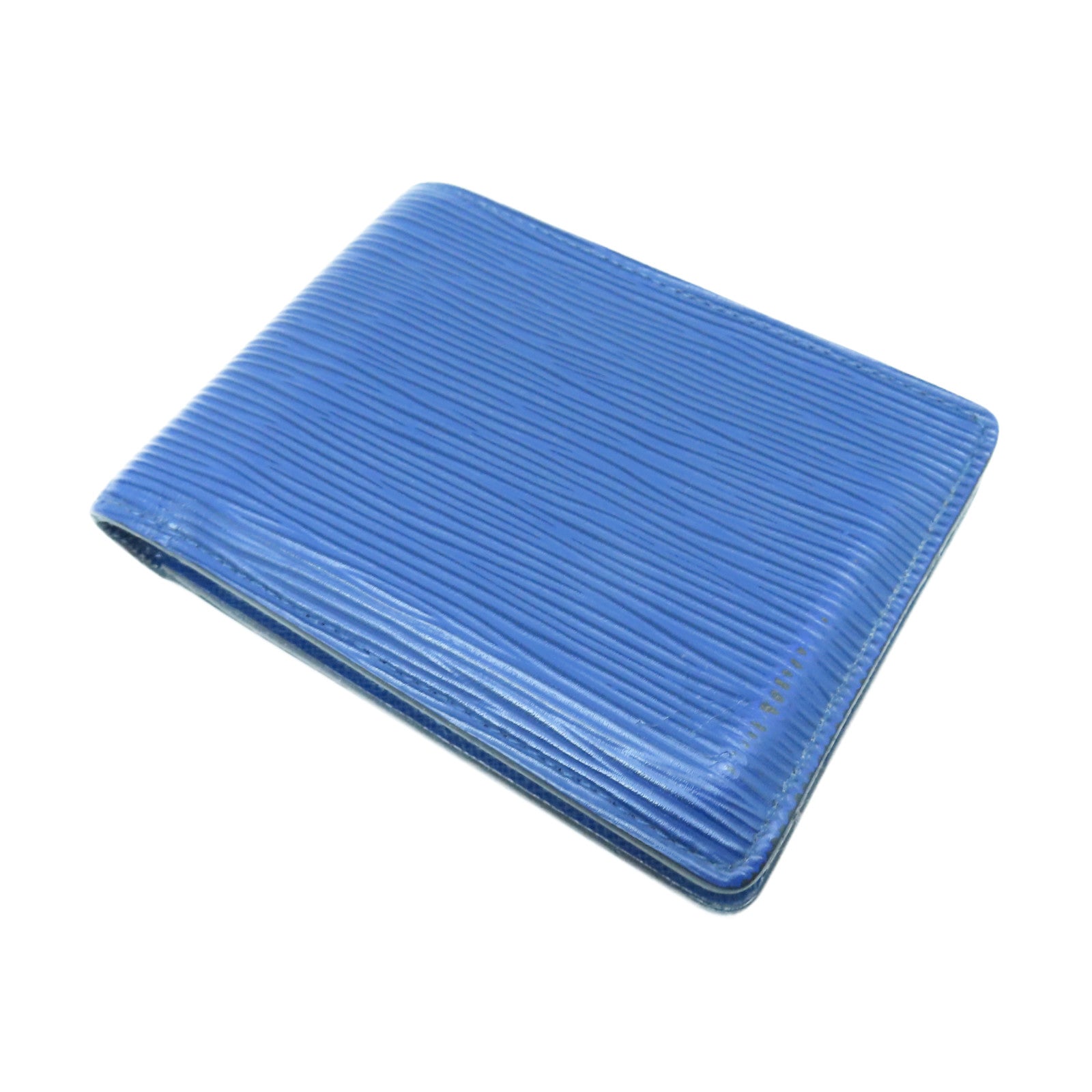 LOUIS VUITTON Epi Leather Multiple Card Holder Blue