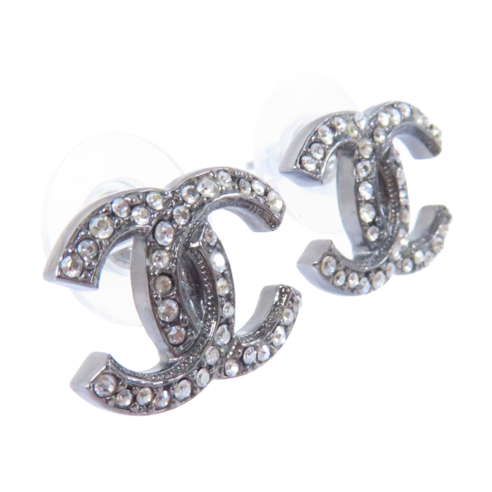 CHANEL 金屬Earrings耳環銀色