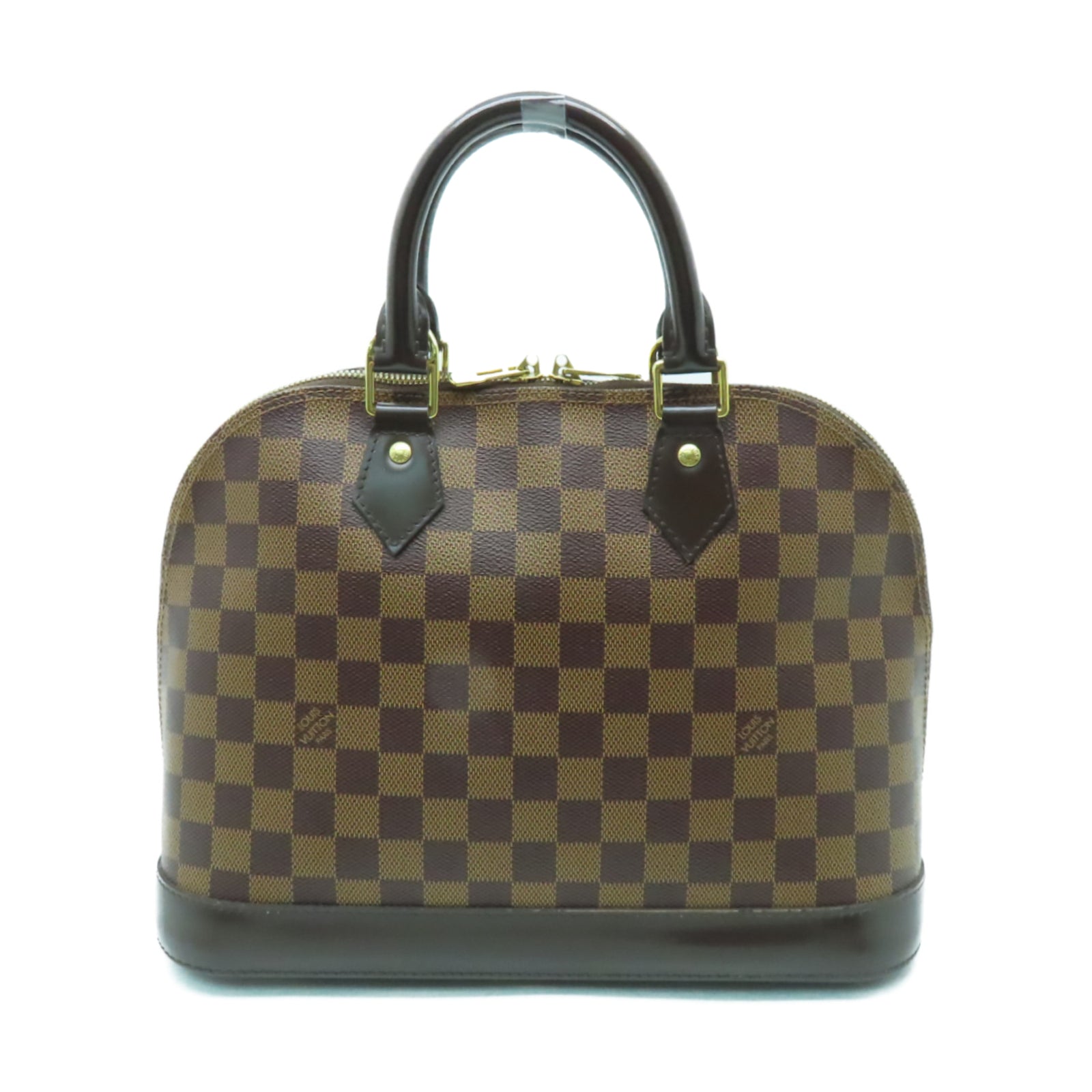 LOUIS VUITTON 【清倉大減價】Damier Alma PM金扣手挽袋啡色