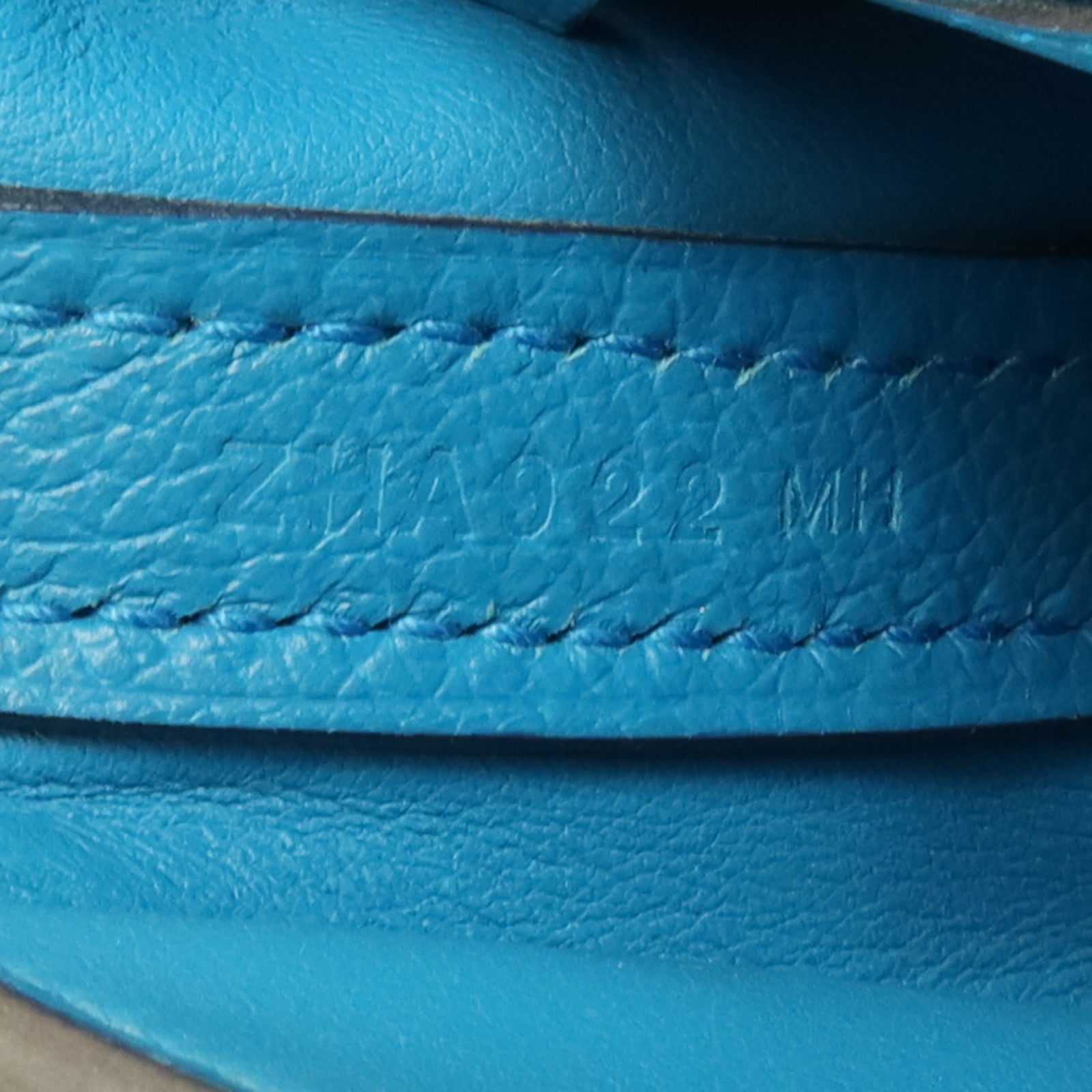 HERMES Evercolor皮革/Swift皮革24/24 Mini銀扣手挽肩背兩用袋Bleu Frida