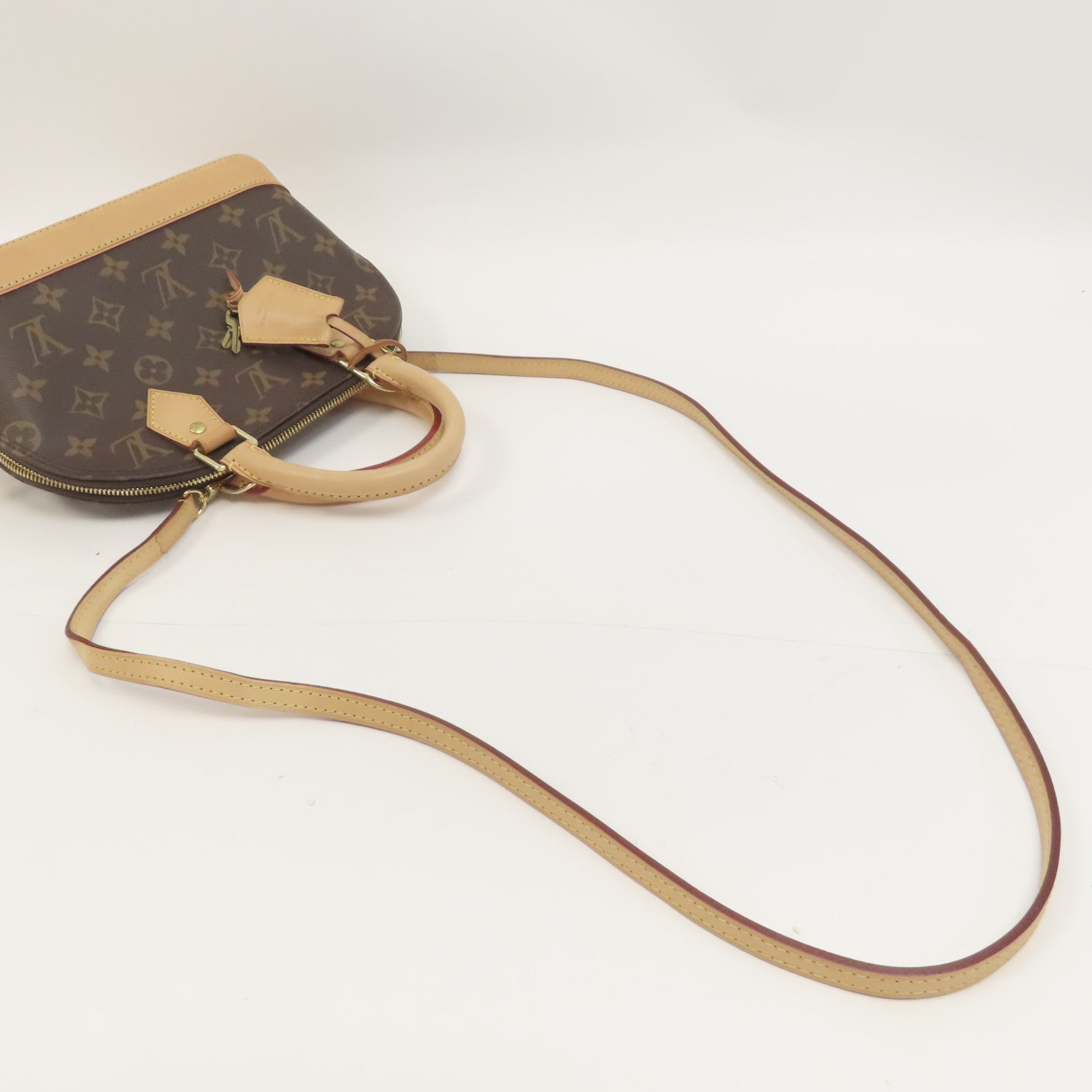 LOUIS VUITTON Monogram Alma BB手挽肩背兩用袋啡色