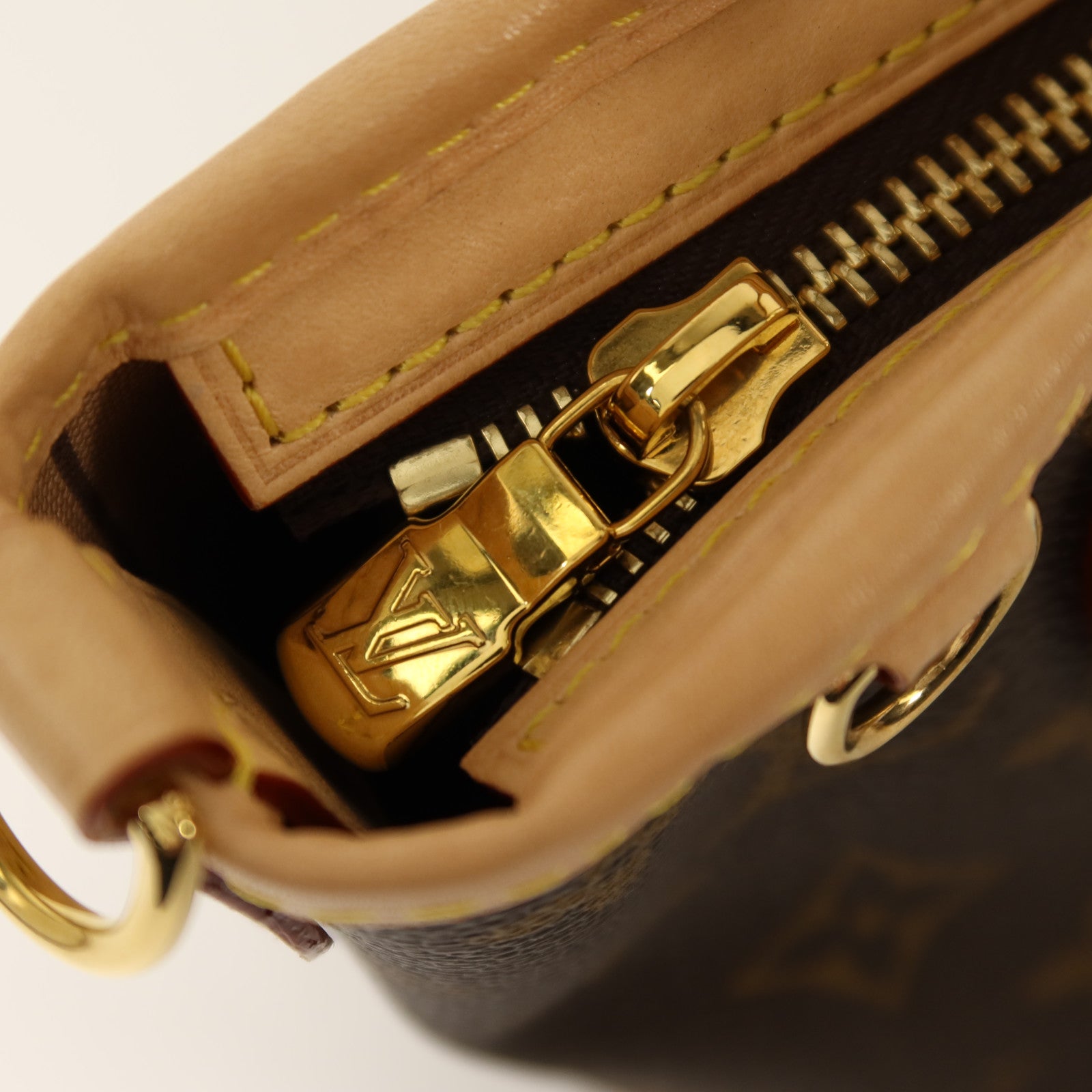 LOUIS VUITTON Monogram Neverfull BB金扣手挽肩背兩用袋