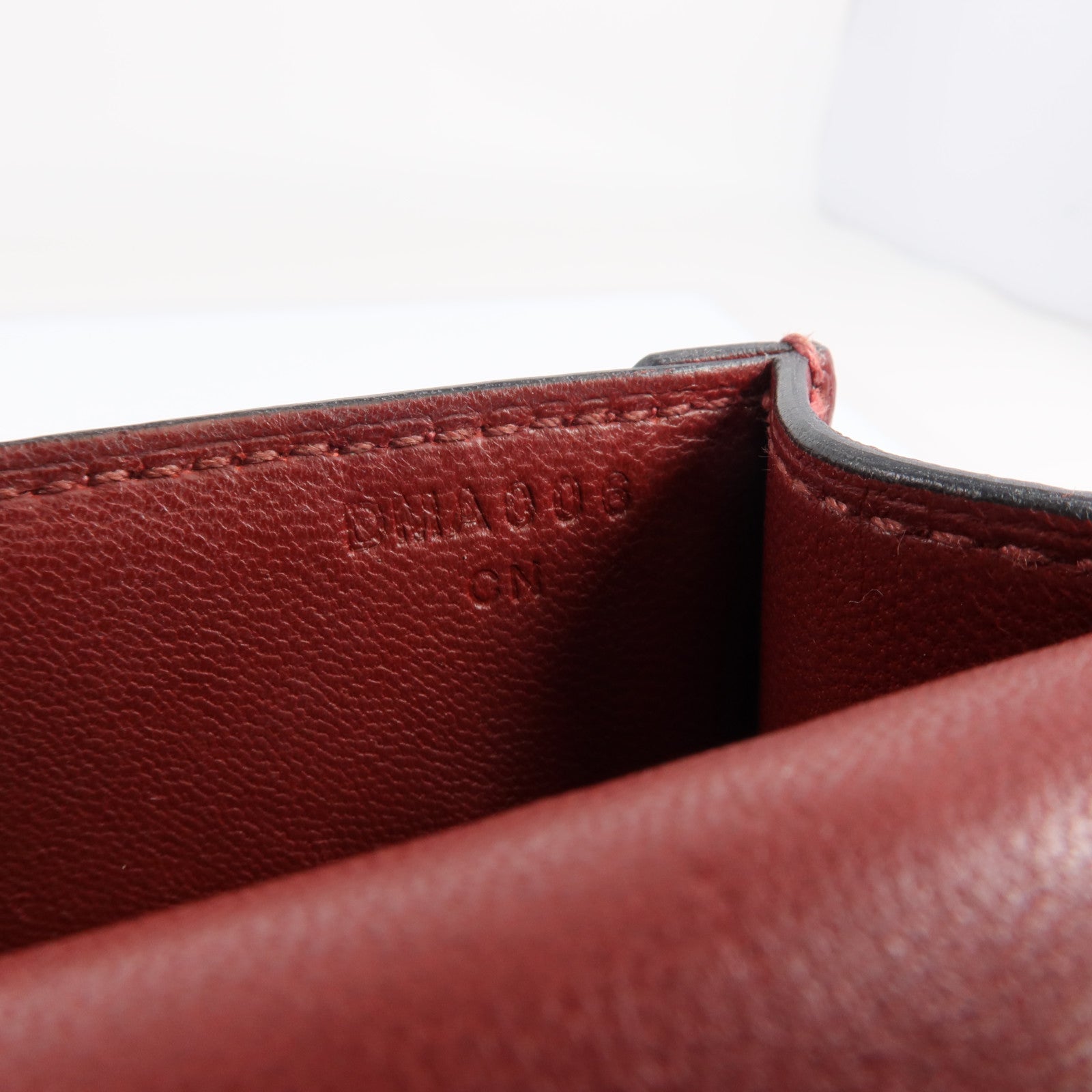 HERMES Chevre皮革Mini Verrou金扣鏈帶肩背袋Rough H