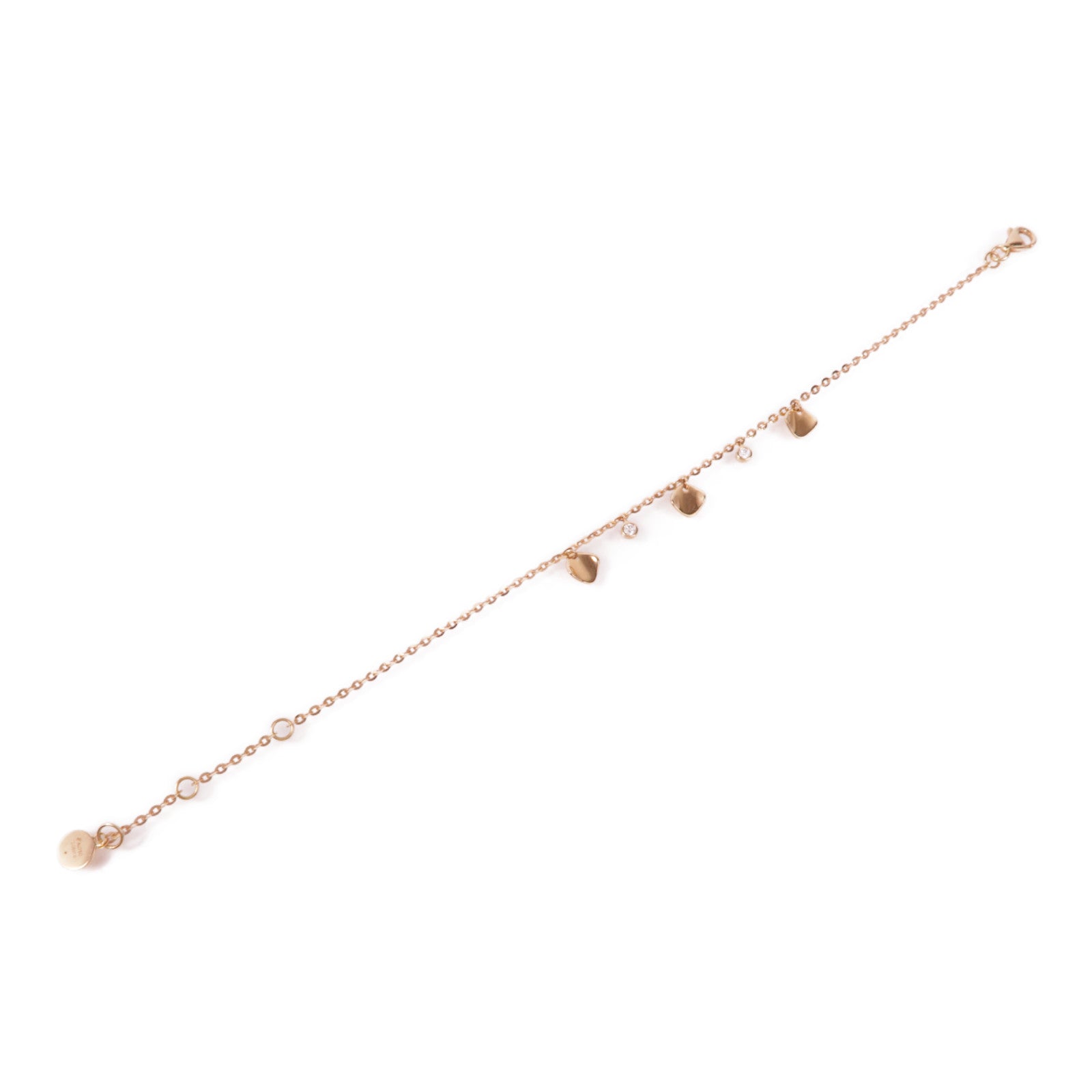 JEWELRY 18K玫瑰金Diamond Bracelet鑽石手鏈