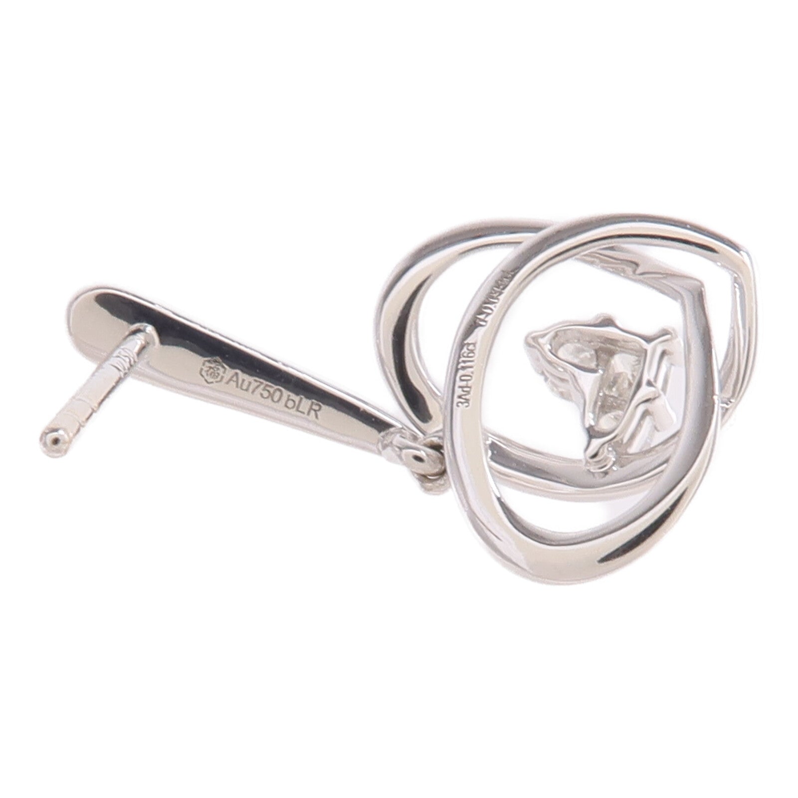 JEWELRY 18K白金Earrings鑽石耳環