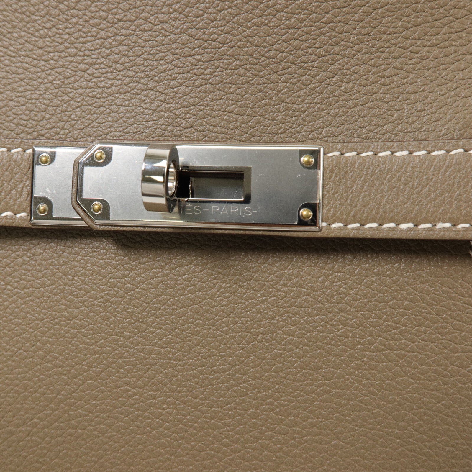 HERMES Evercolor皮革Jypsiere Mini肩背袋Etoupe