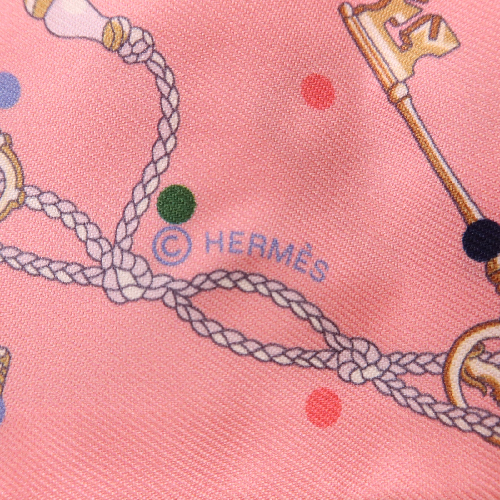 HERMES 絲質Twilly絲巾
