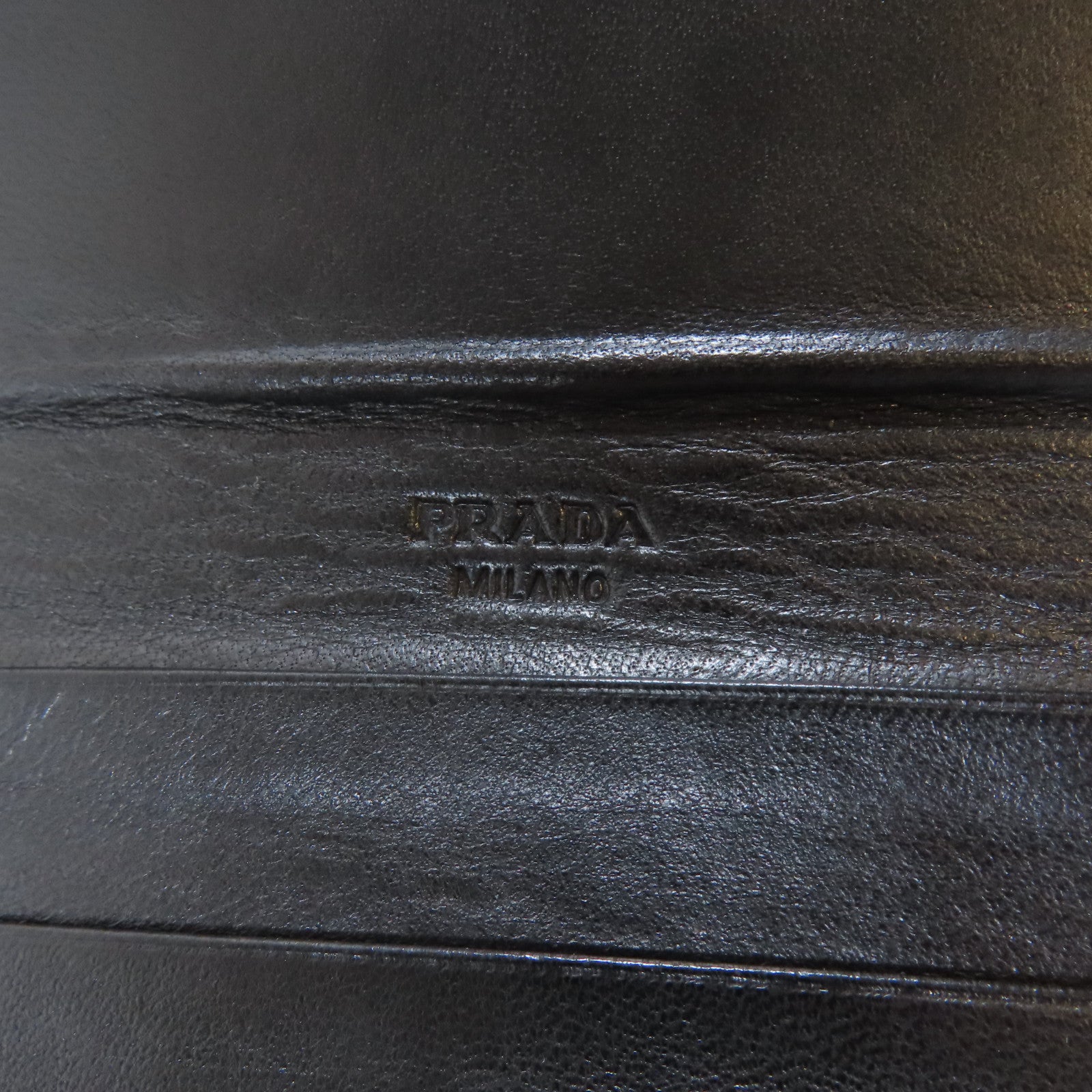 PRADA 尼龍Shoulder Bag銀扣肩背袋黑色