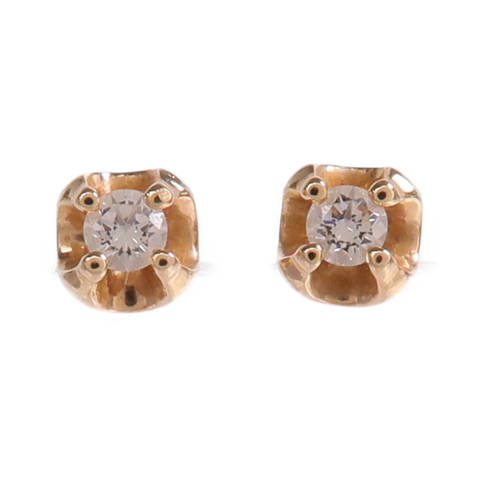 JEWELRY 【激減優惠】18K黃金Diamond Earrings鑽石耳環