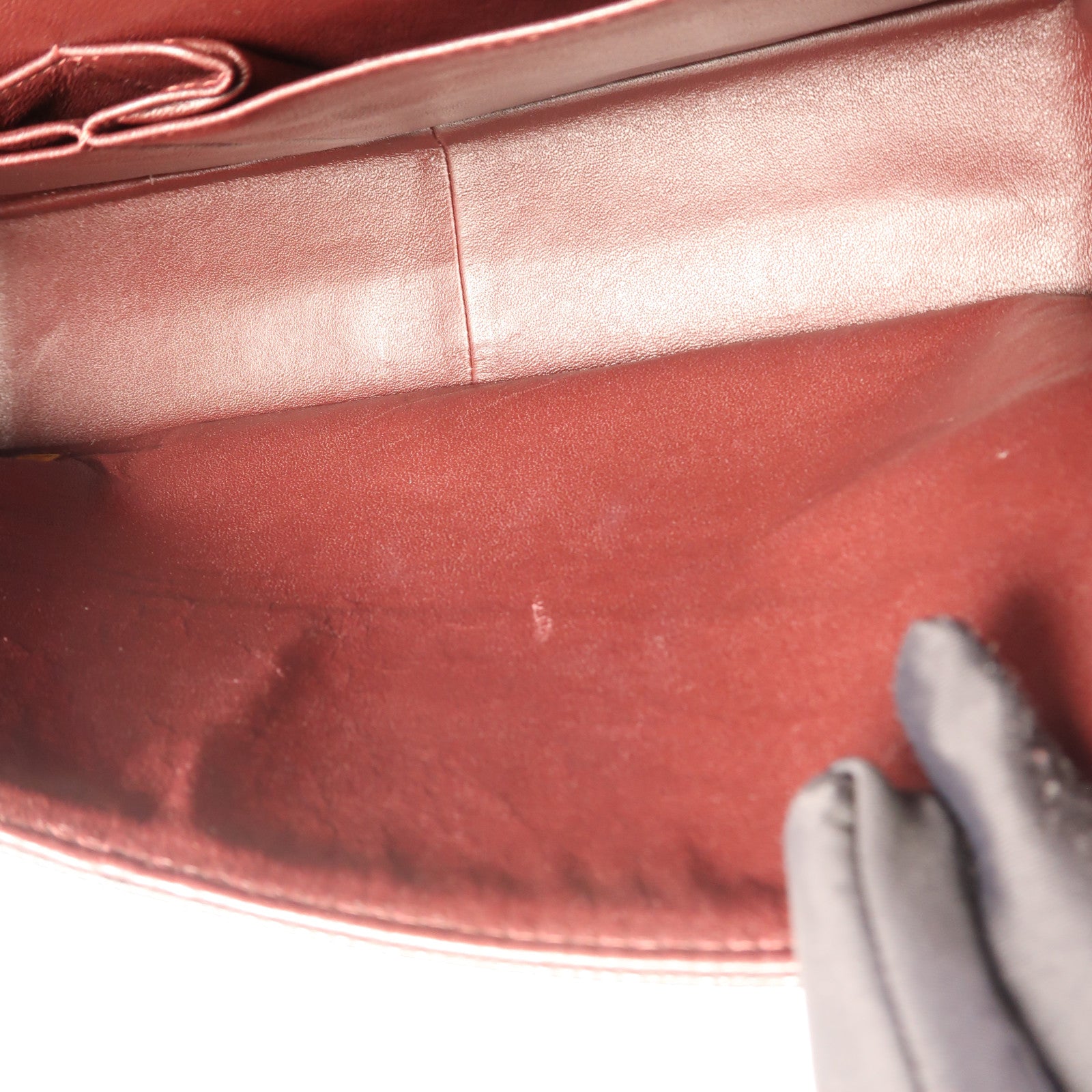 CHANEL 牛皮皮革Maxi Classic金扣鏈帶肩背袋