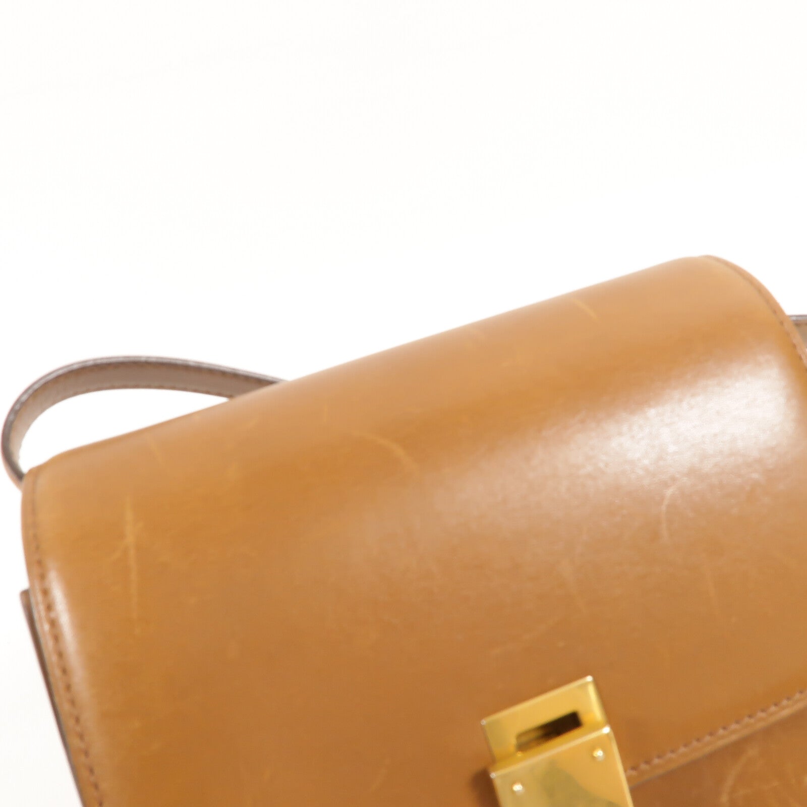 CELINE 牛皮皮革Mini Classic Box肩背袋