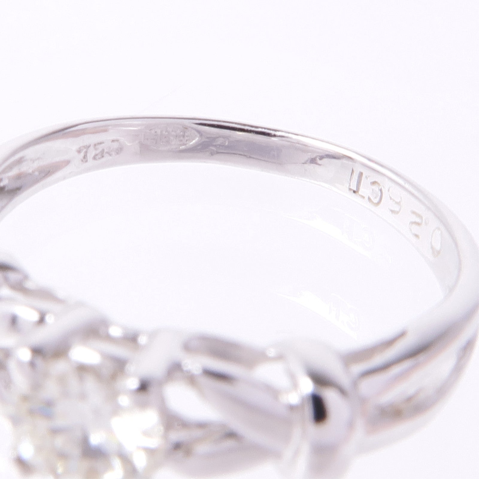 JEWELRY 18K白金Diamond Ring鑽石戒指US#3.75