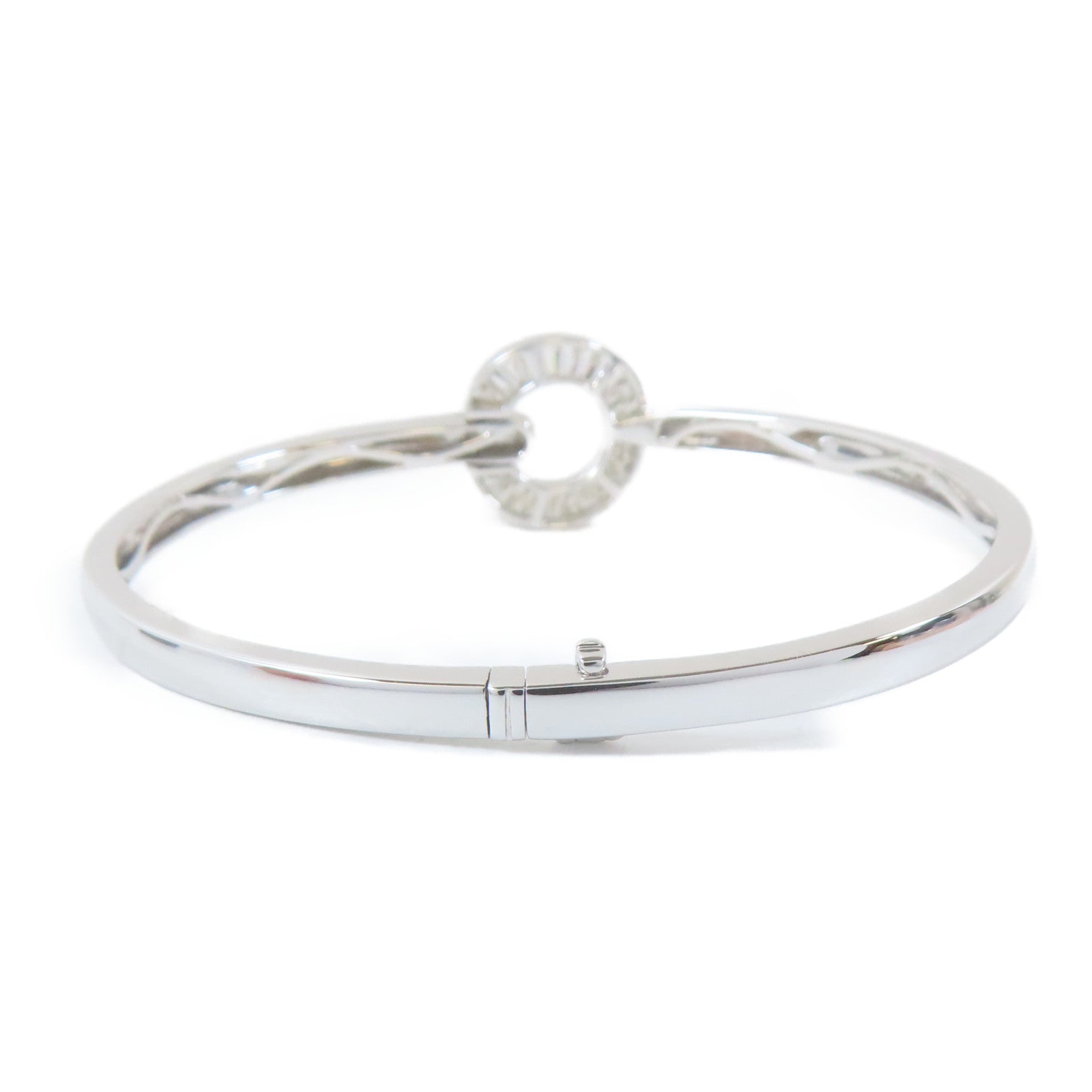 JEWELRY 18K白金Diamond Bangle 0.873ct鑽石手鐲#16.25cm