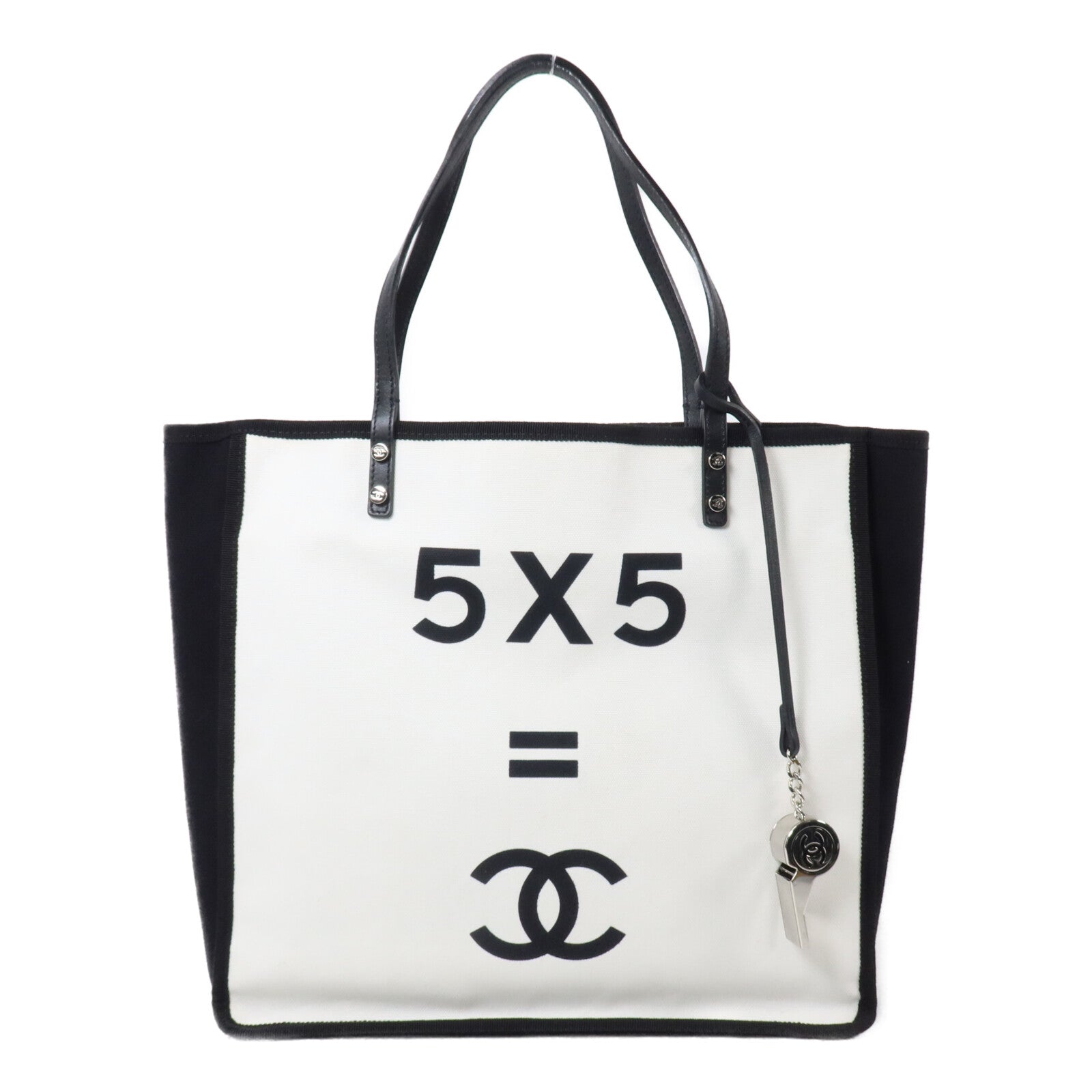 CHANEL 帆布5x5=CC Shopping Tote Bag手挽袋