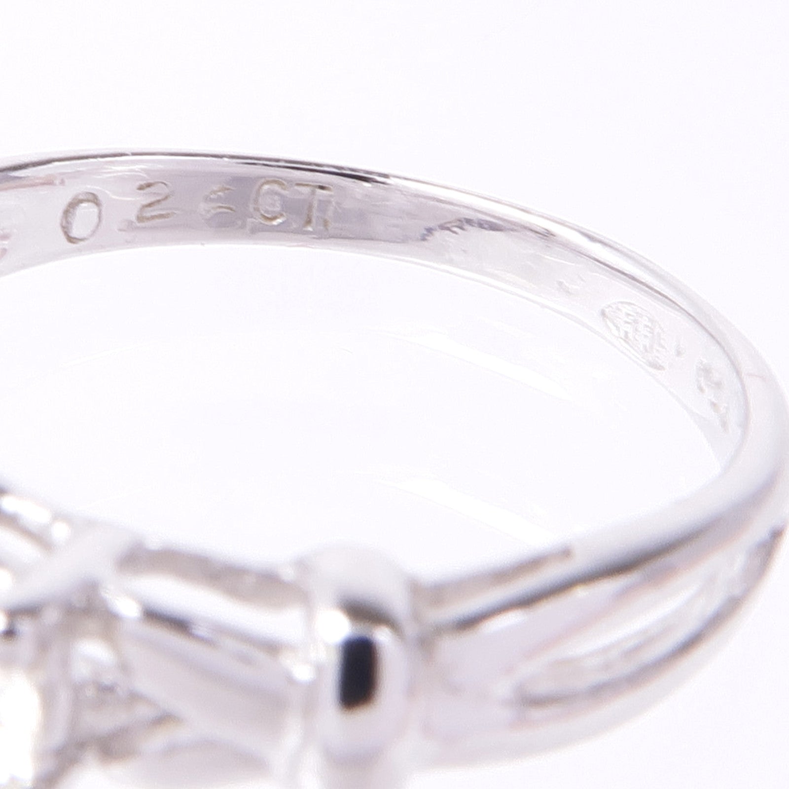 JEWELRY 18K白金Diamond Ring鑽石戒指US#3.75