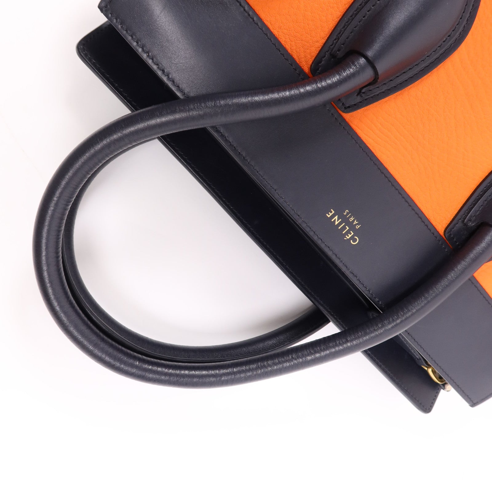 CELINE 牛皮皮革Mini Luggage手挽袋