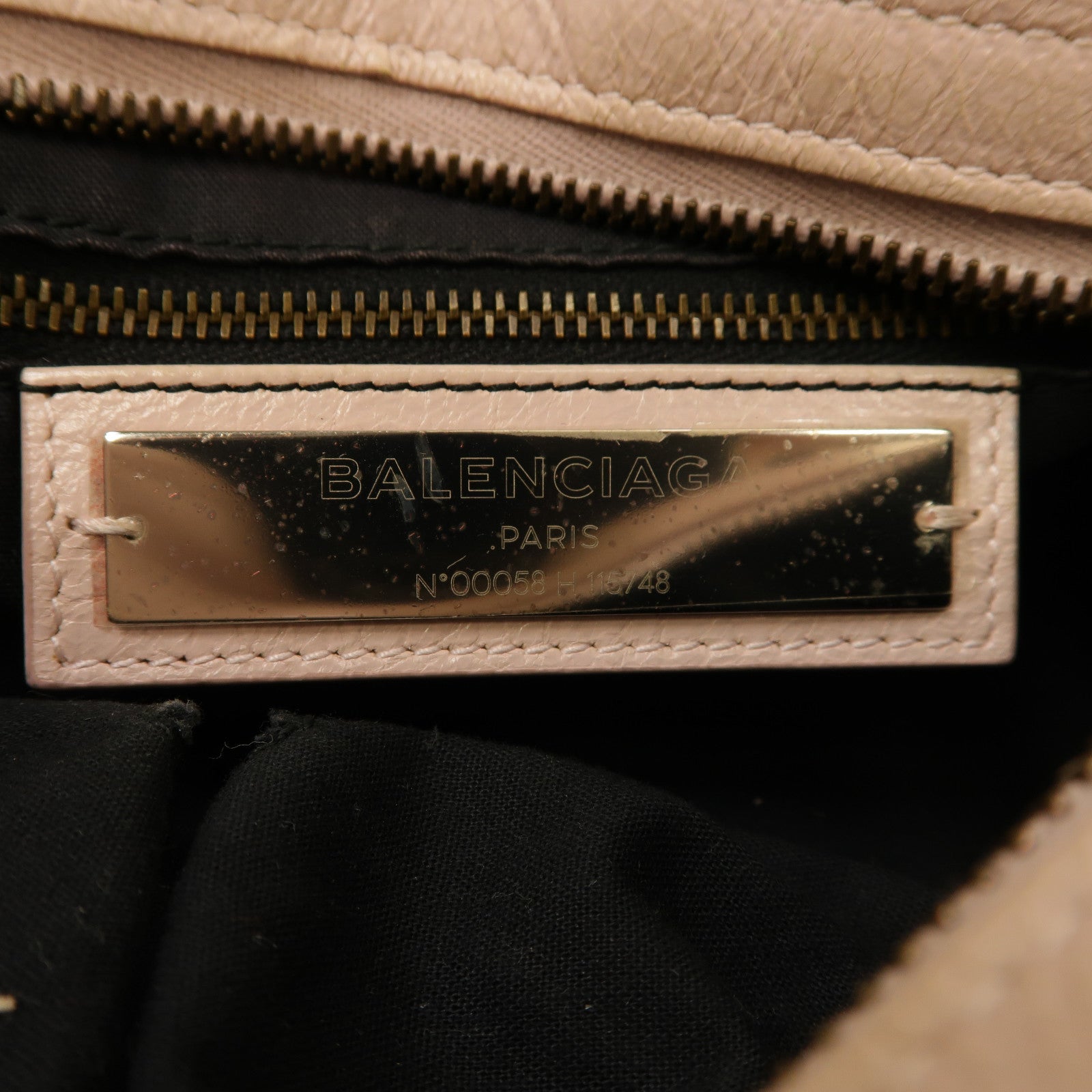 BALENCIAGA 【激減優惠】牛皮皮革City手挽肩背兩用袋粉紅色