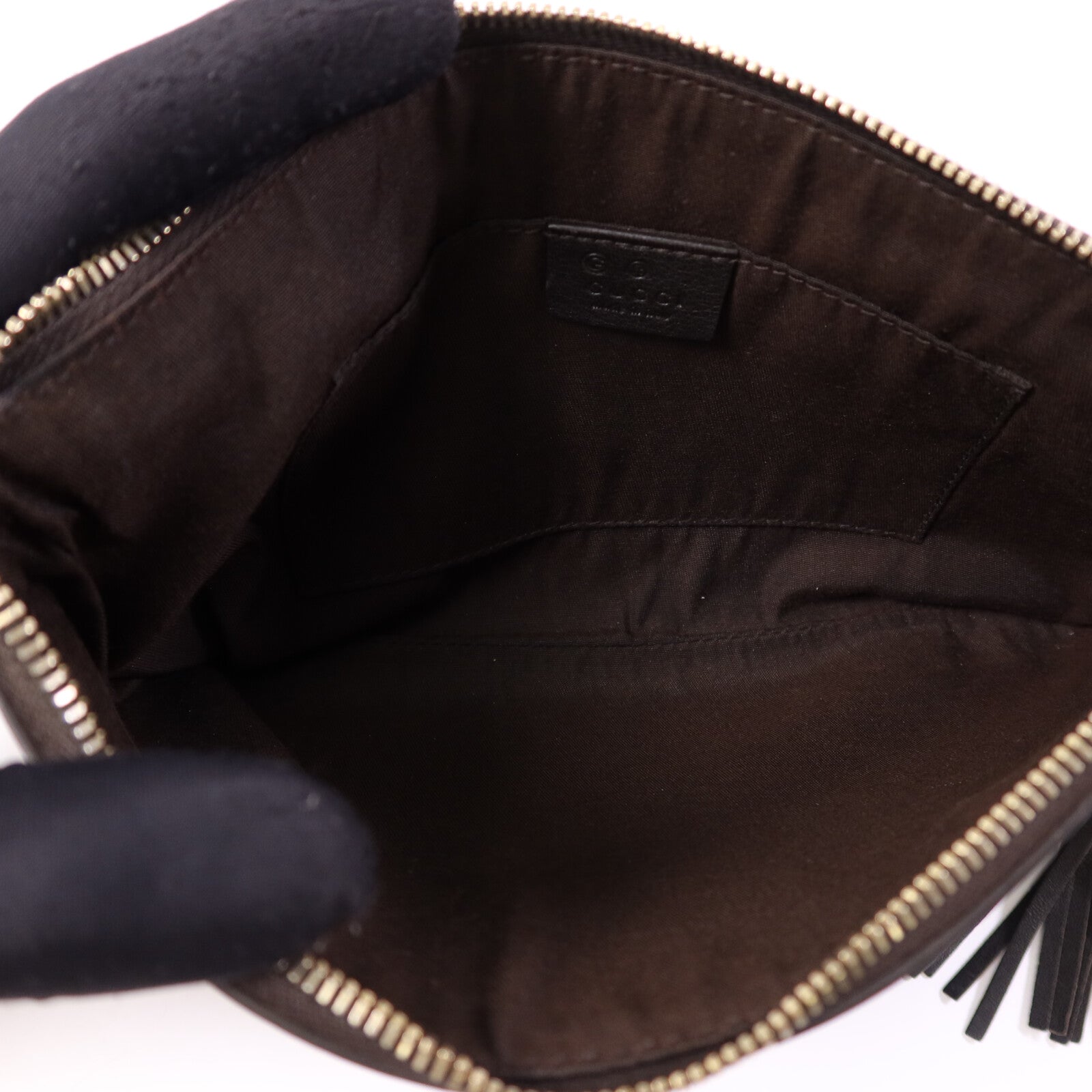 GUCCI 牛皮皮革Clutch Bag金扣手拿包