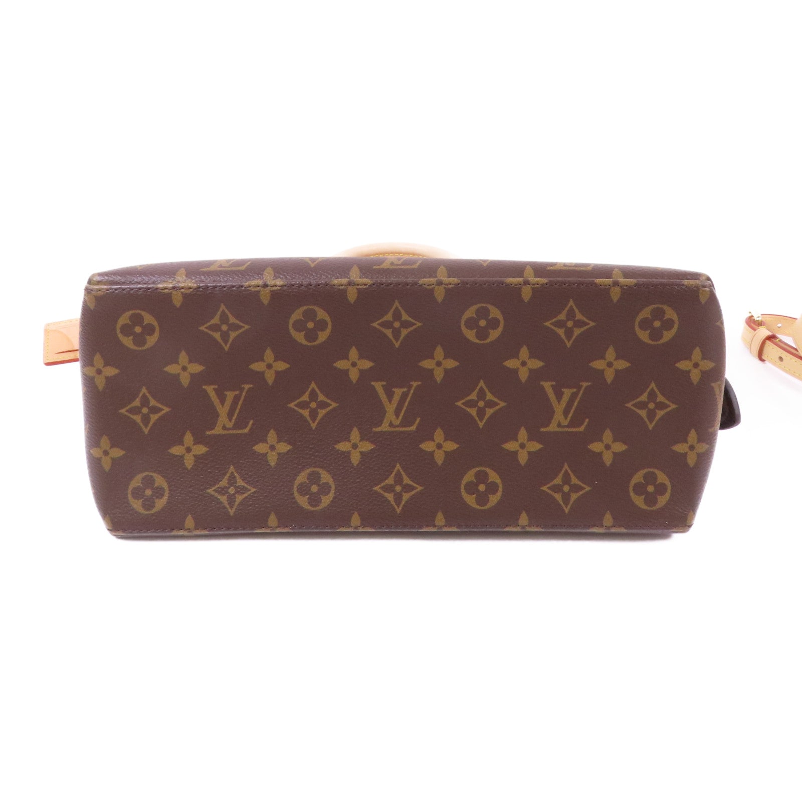 LOUIS VUITTON Monogram Petit Palais金扣手挽肩背兩用袋棕色